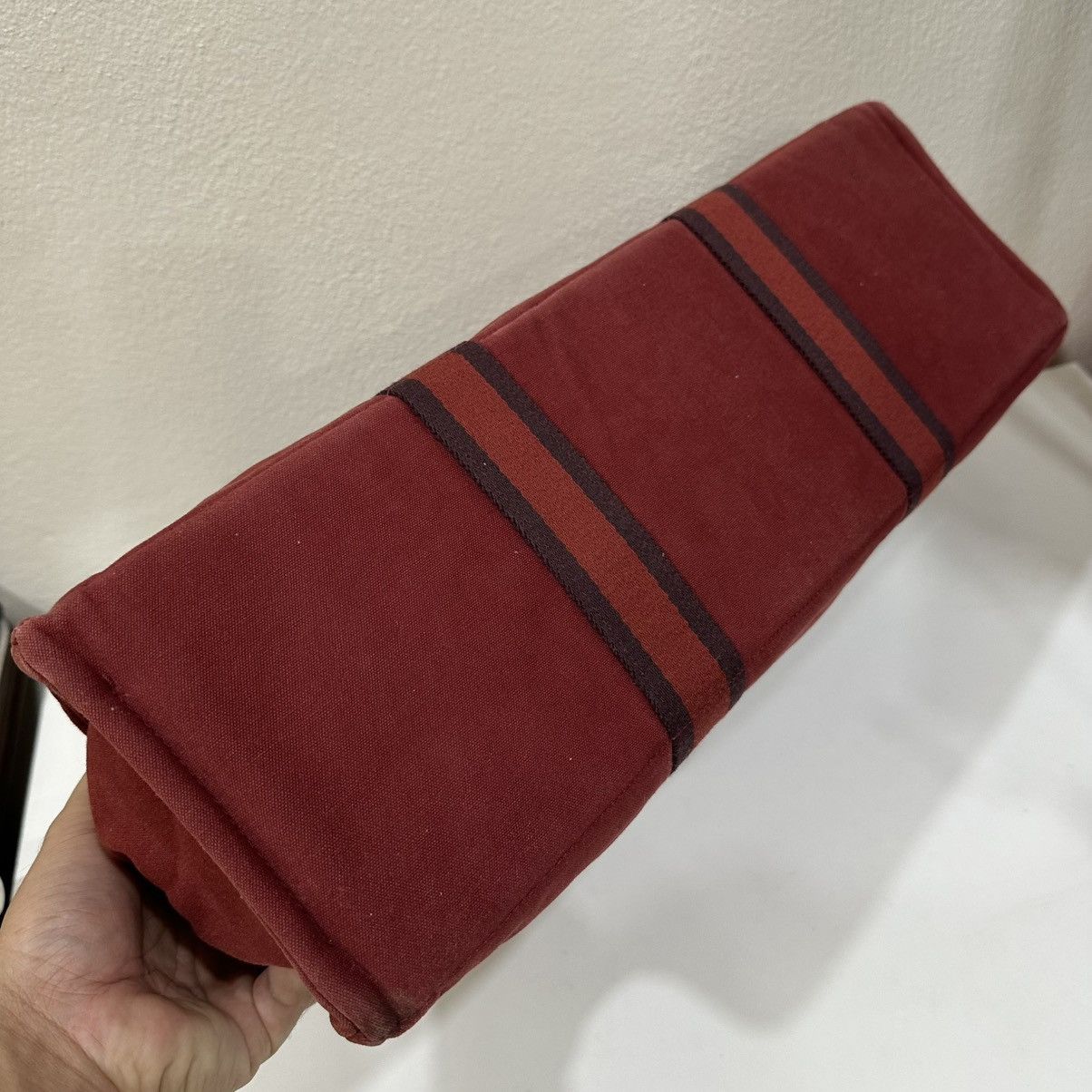 Hermes ‼️LASTDROP‼️ HERMES FOULTOU GM CANVAS TOTE BAG Size ONE SIZE - 5 Thumbnail