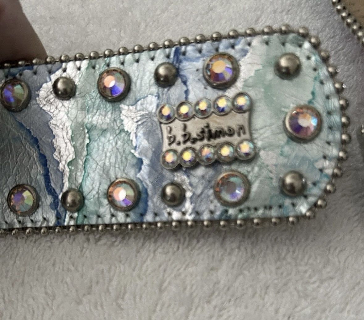 B.B. Simon B.B. Simon Swarovski Studded Crystal Belt Crown Buckle - 38 Size 38 - 2 Thumbnail