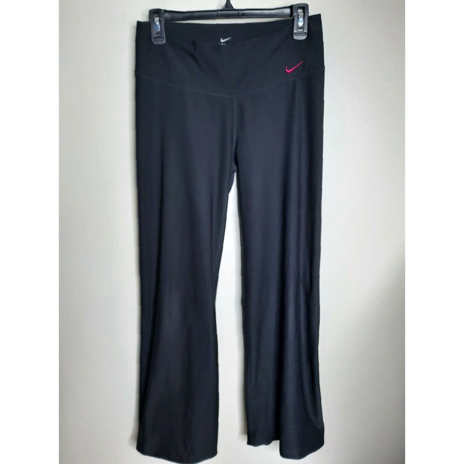 Nike Nike Dri-Fit Pants Womens Black Wide-Leg Yoga Sweatpants Small S Size 28" / US 6 / IT 42 - 3 Thumbnail