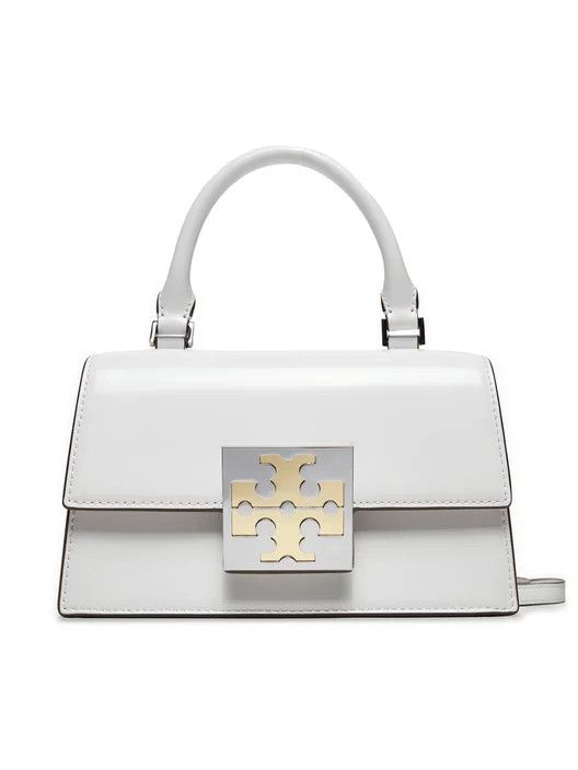 Tory Burch o1s22i1n1024 Size: OS / Bon Bon Top-Handle Mini Bag in White Size ONE SIZE - 1 Thumbnail