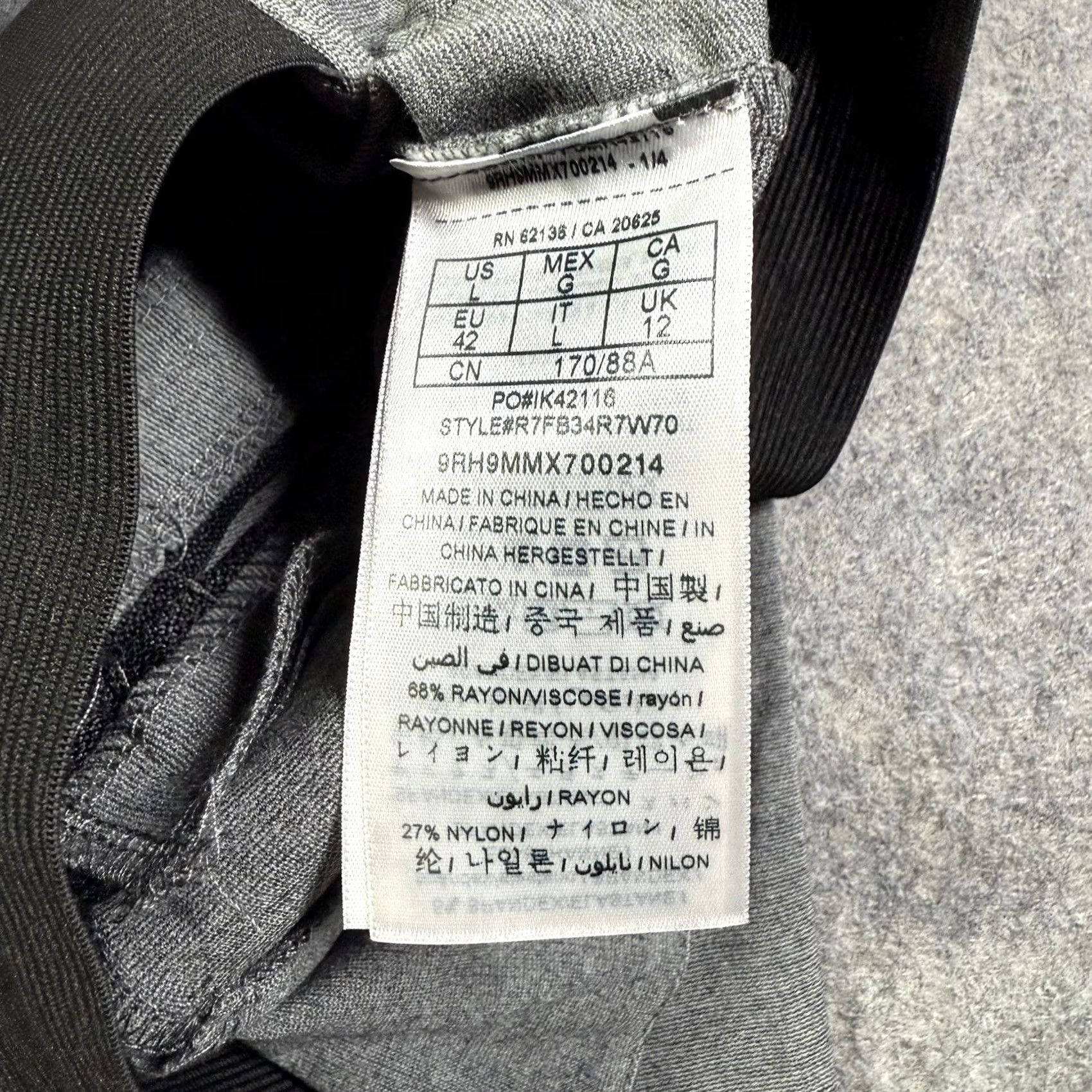 Guess GUESS Daisy Leggings Women's Large Gray Zipper NWT Cropped Activewear Casual Travel Style: Leggings Size 36" / US 14 / IT 50 - 5 Thumbnail