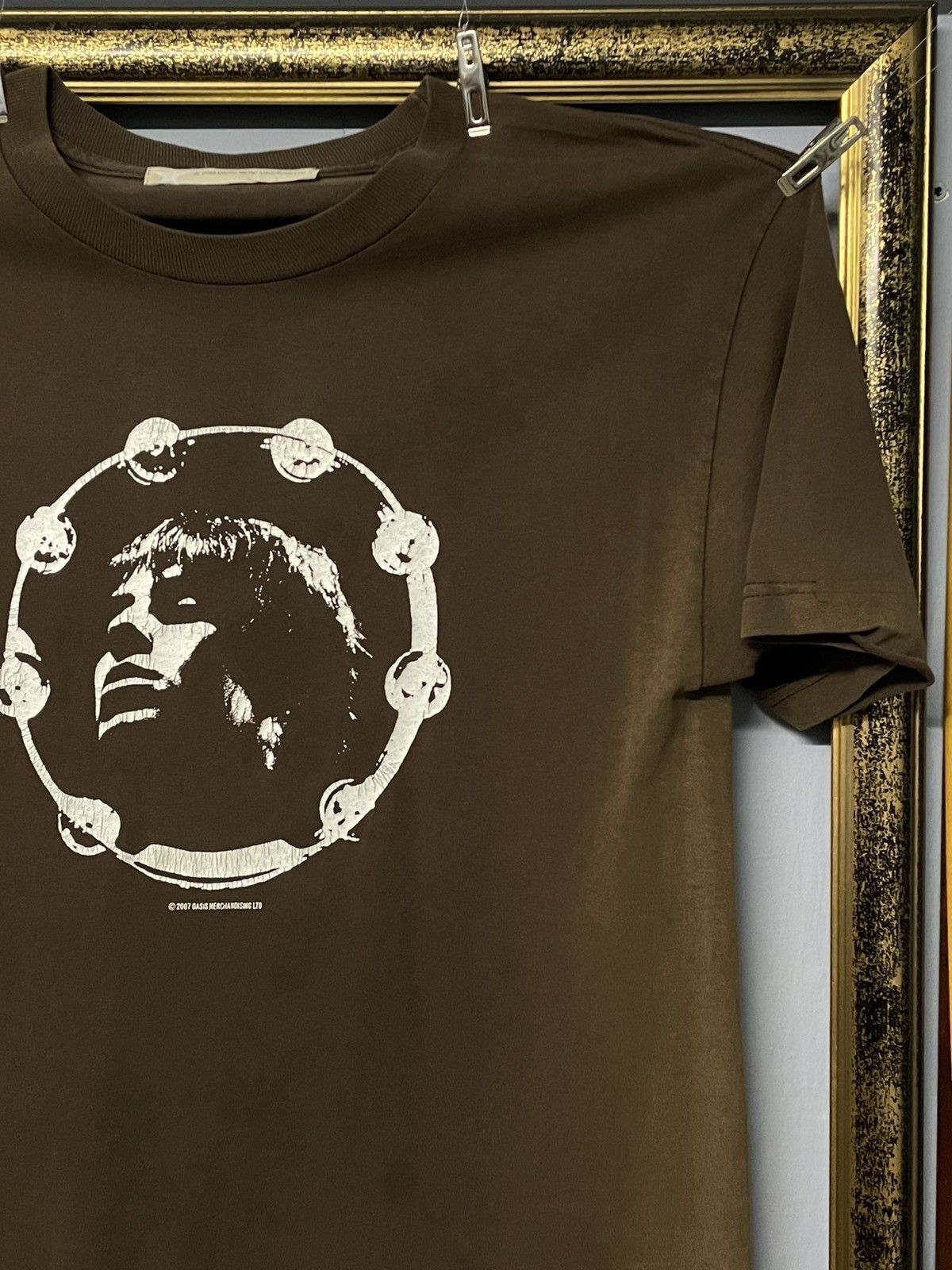Vintage Vintage Oasis Sunfaded Liam Gallagher Tambourine Iconic Tee Size US M / EU 48-50 / 2 - 5 Thumbnail