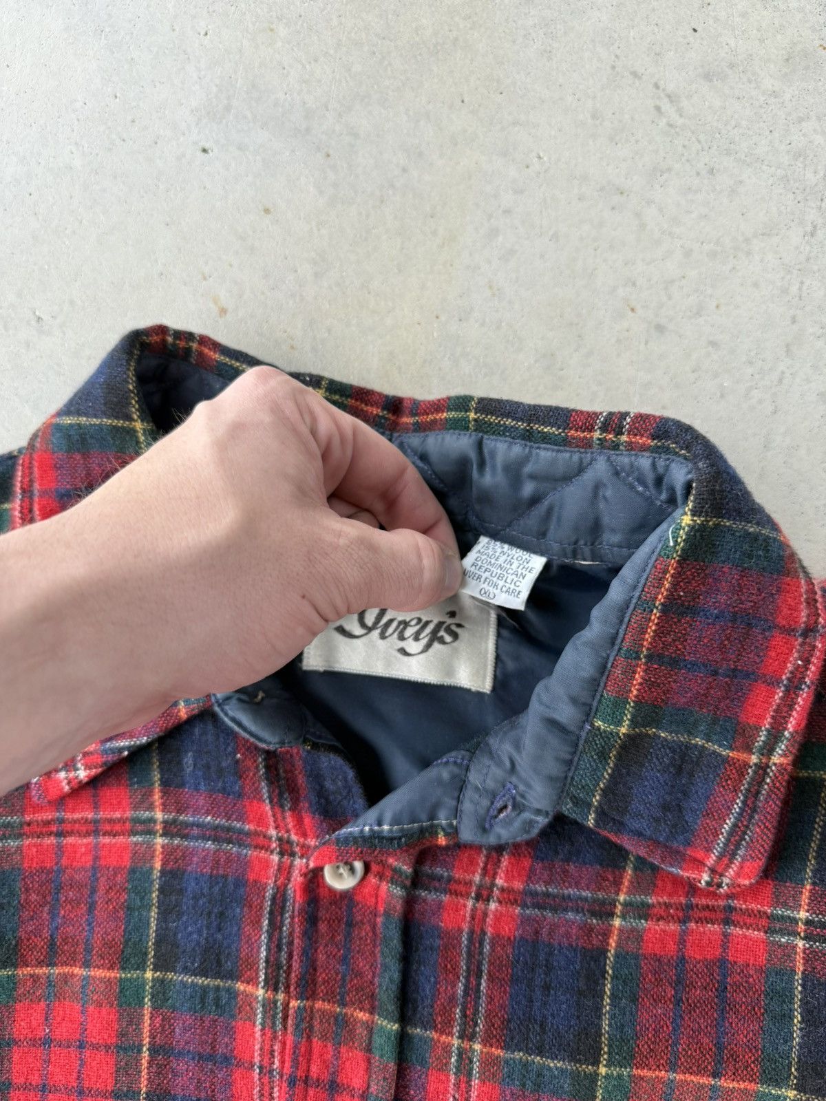 Vintage Vintage Wool Plaid Red Flannel Size US XL / EU 56 / 4 - 4 Thumbnail