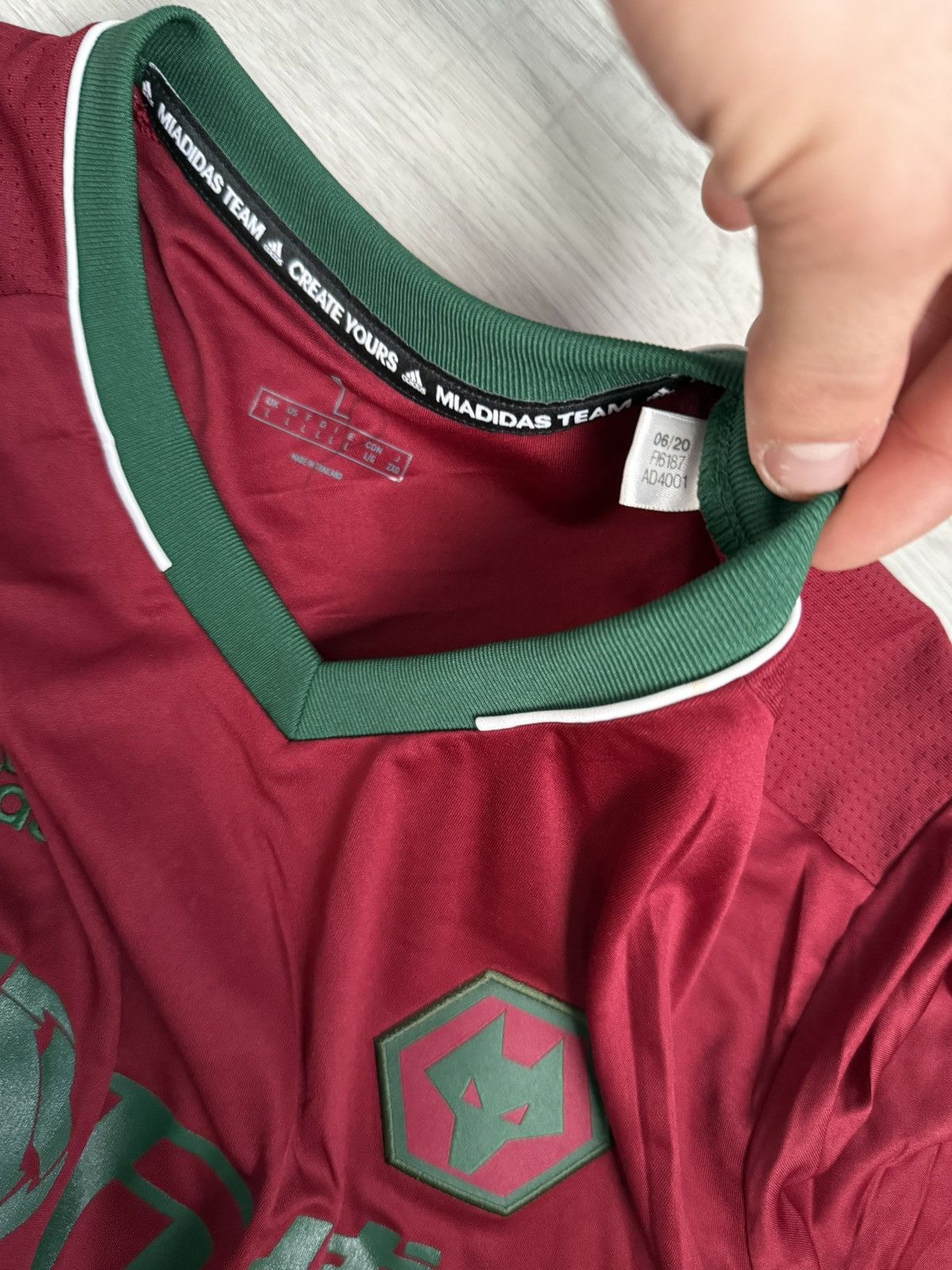 Adidas Wolverhampton adidas soccer jersey 2020 kit shirt Size US L / EU 52-54 / 3 - 3 Thumbnail
