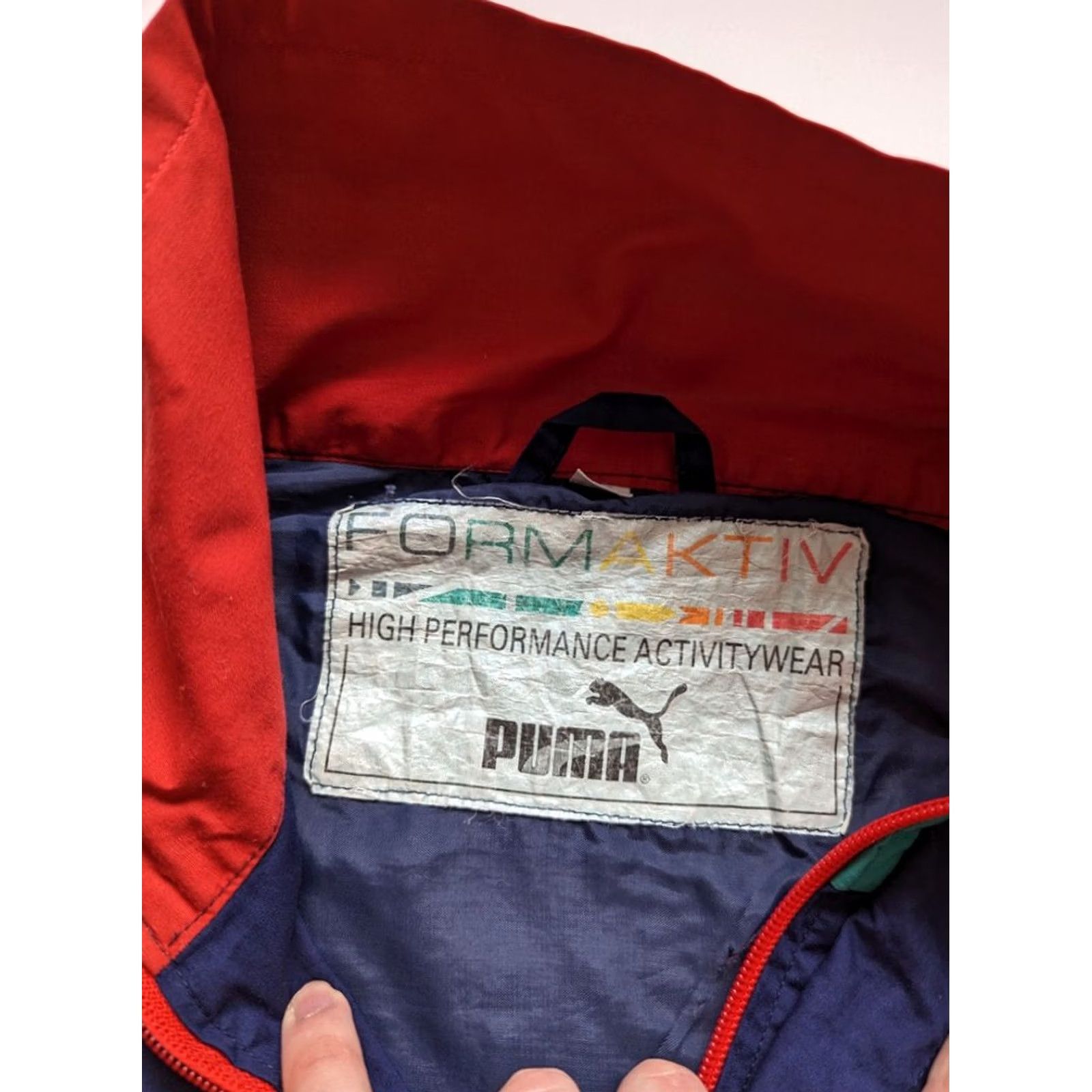 Puma VINTAGE PUMA FORMAKTIV JACKET Anorak Size M Blue Mens Hoodie? Size US M / EU 48-50 / 2 - 7 Thumbnail
