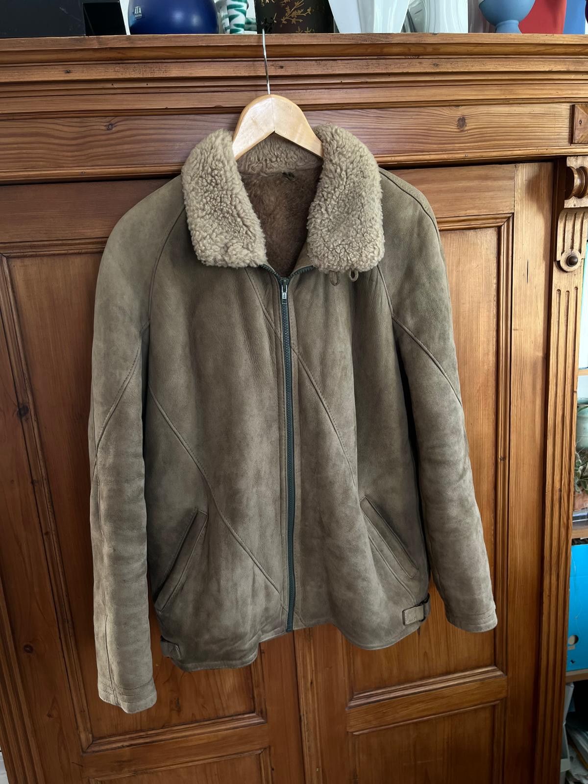 Vintage Vintage Shearling Lambskin Lammfell Jacket 50 Size US M / EU 48-50 / 2 - 1 Thumbnail