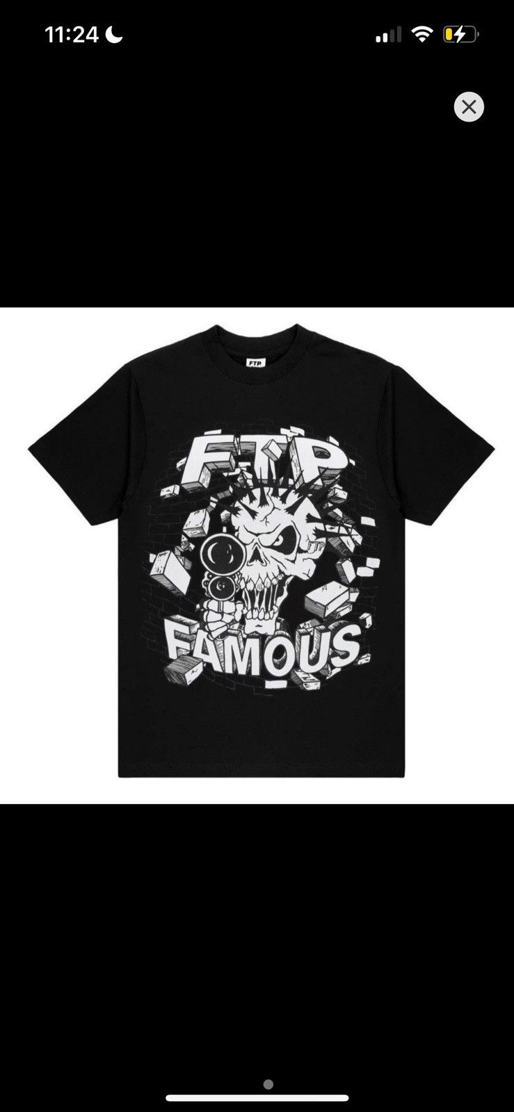 Fuck The Population FTP Black T Shirt Size US L / EU 52-54 / 3 - 1 Thumbnail