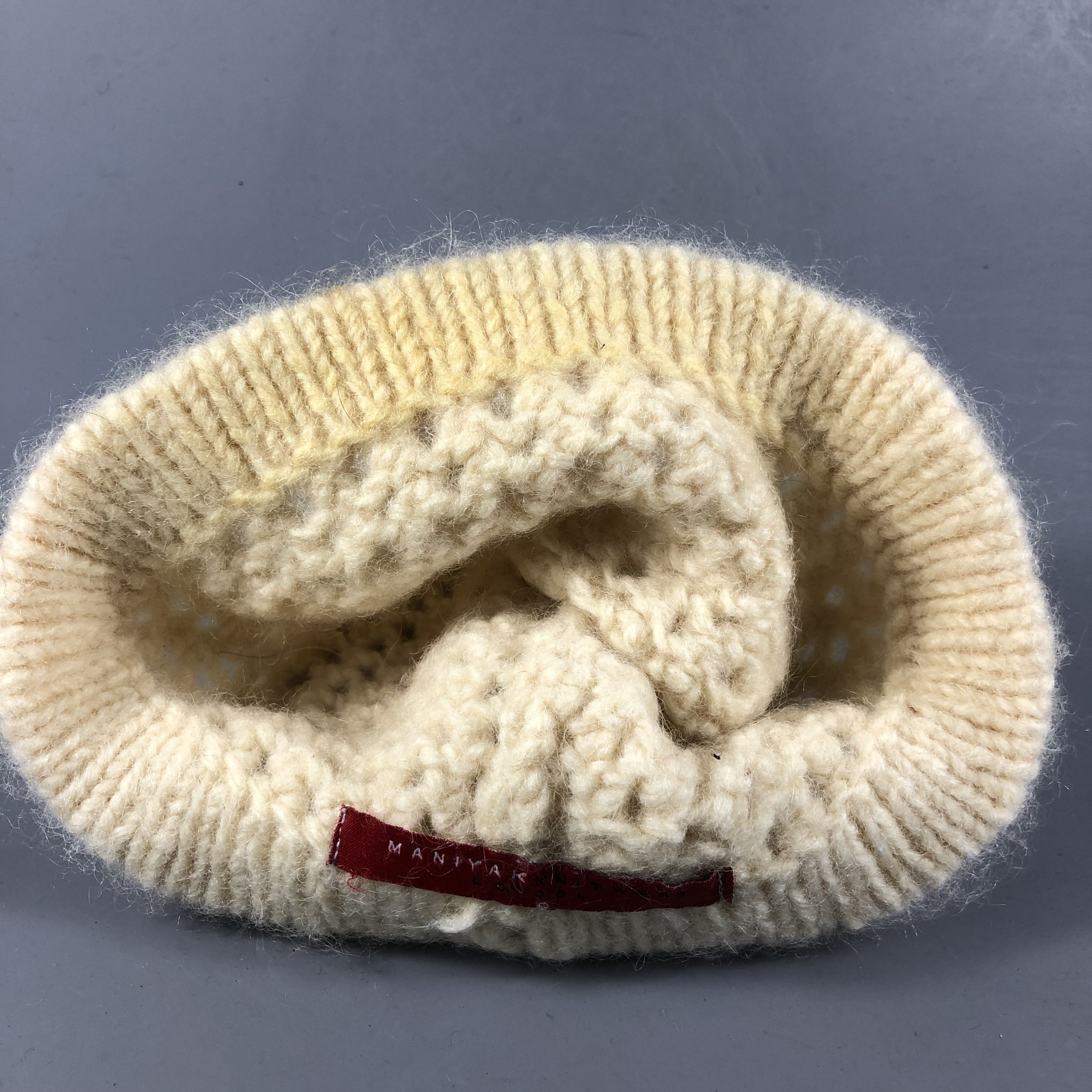 Japanese Brand Maniyak Knit Wear Crochet Beanie Snowcap Snow Hat B915 Size ONE SIZE - 5 Thumbnail