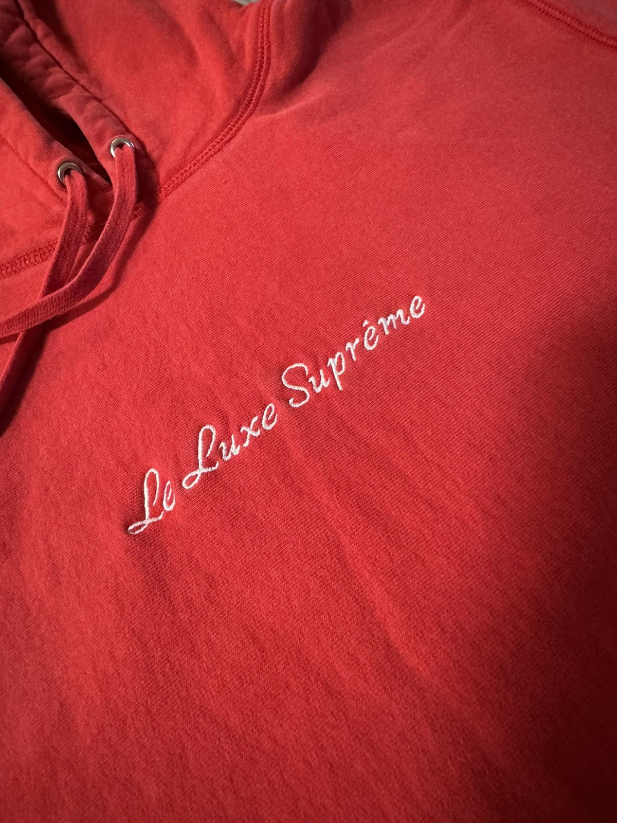 Supreme Supreme Le Luxe Supreme Hoodie Red Large Size US L / EU 52-54 / 3 - 2 Thumbnail