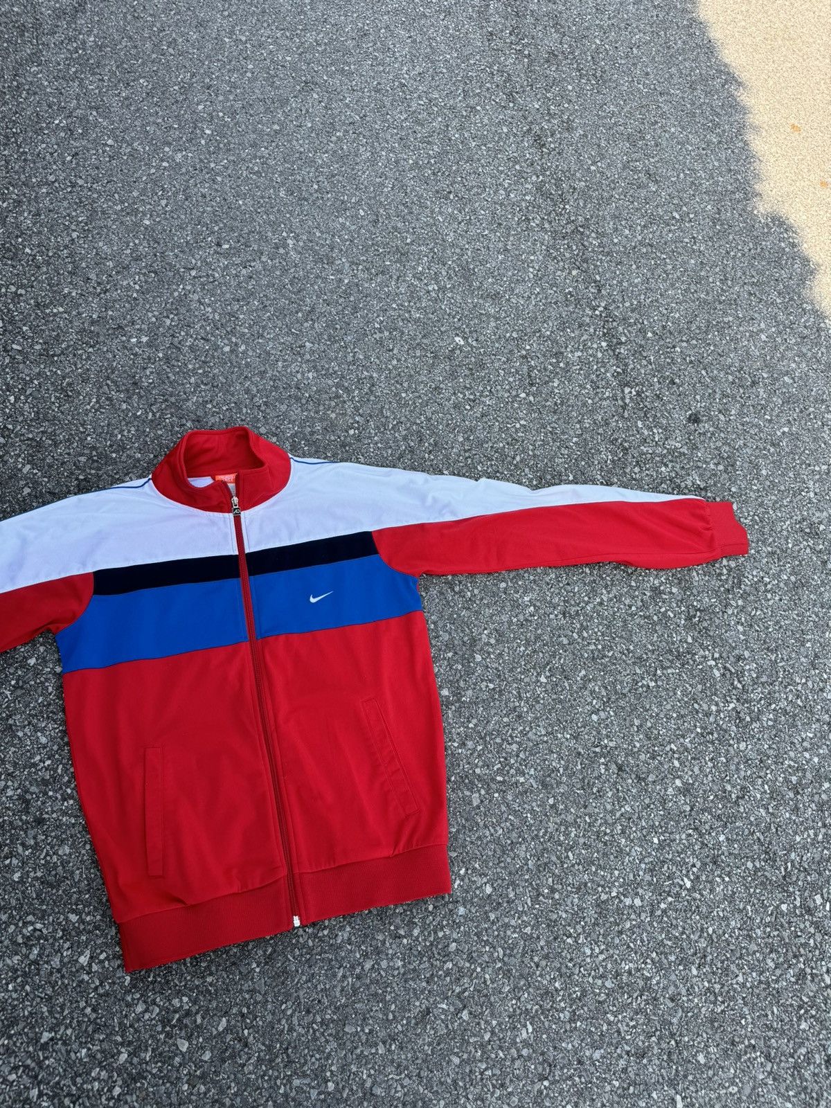Nike × Vintage Nike zip 00s vintage swoosh crazy rap skate y2k boxy logo Size US S / EU 44-46 / 1 - 5 Thumbnail