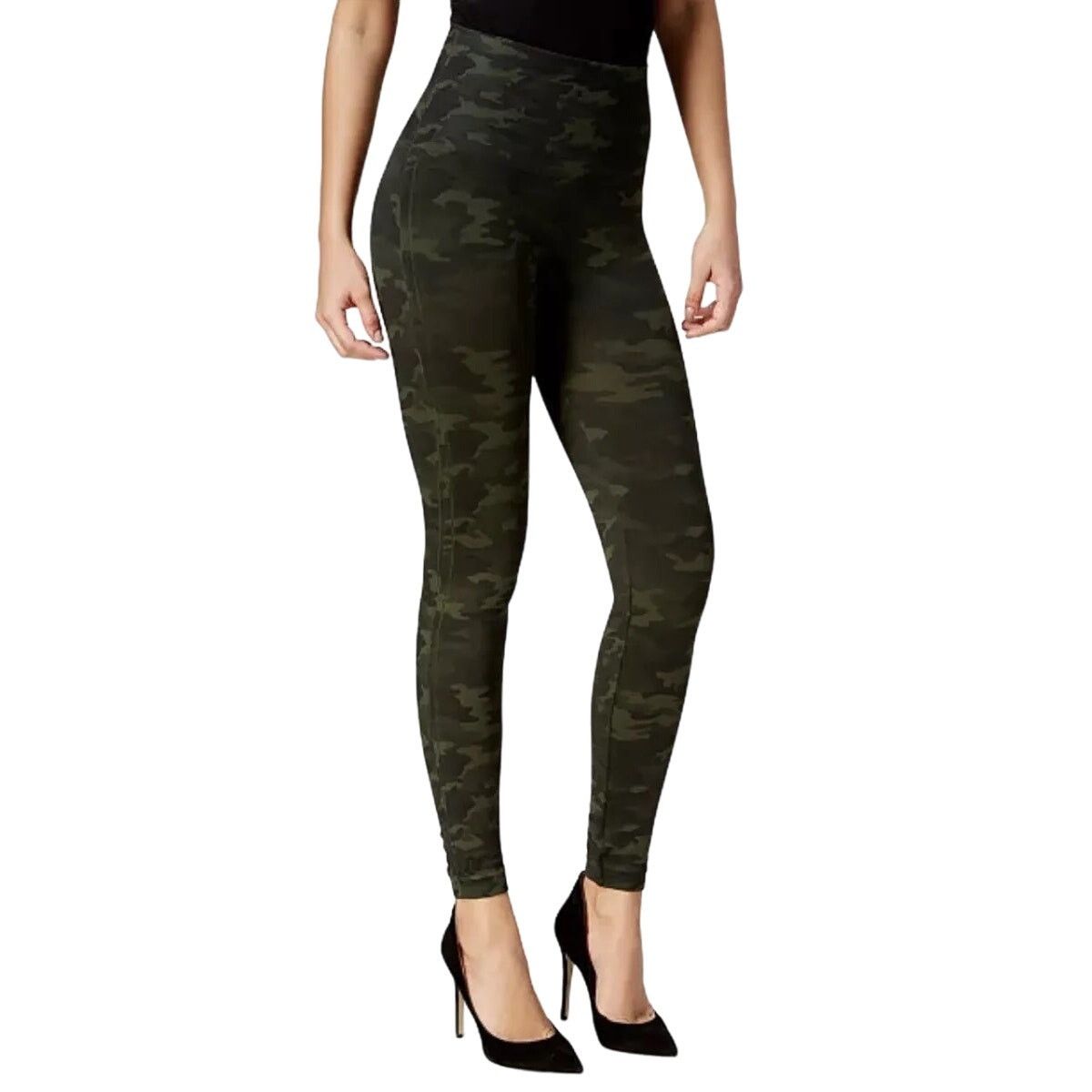 Spanx Spanx Look At Me Now Seamless Leggings Camo Green Medium Size 32" / US 10 / IT 46 - 1 Thumbnail