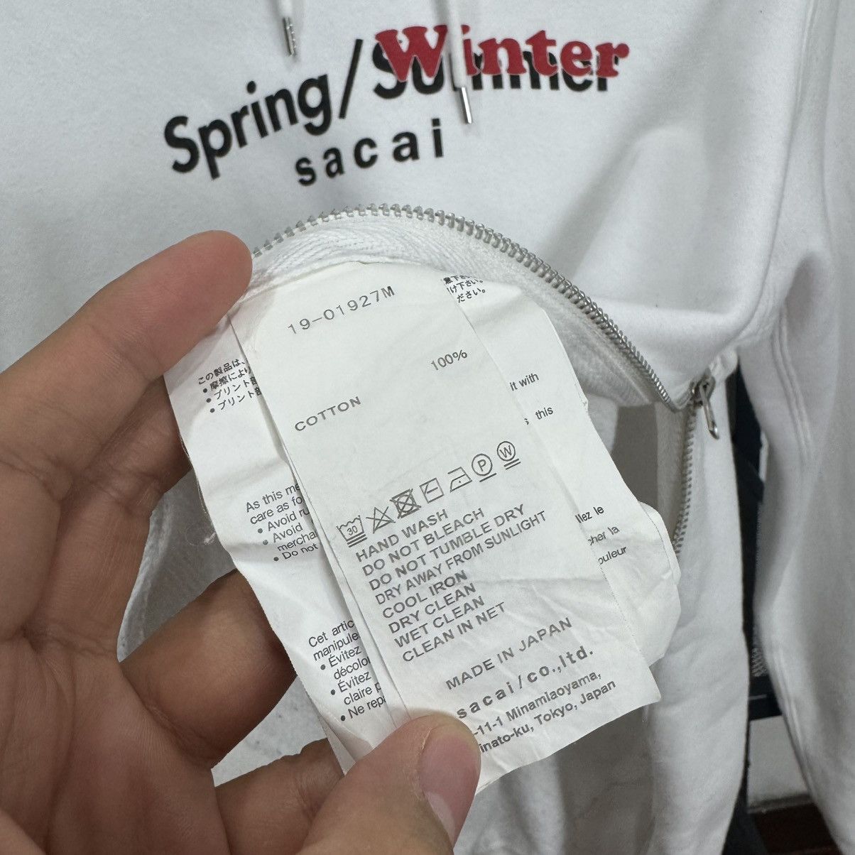 Sacai SACAI Spring/Summer Winter Designer Hoodie Size US M / EU 48-50 / 2 - 7 Thumbnail