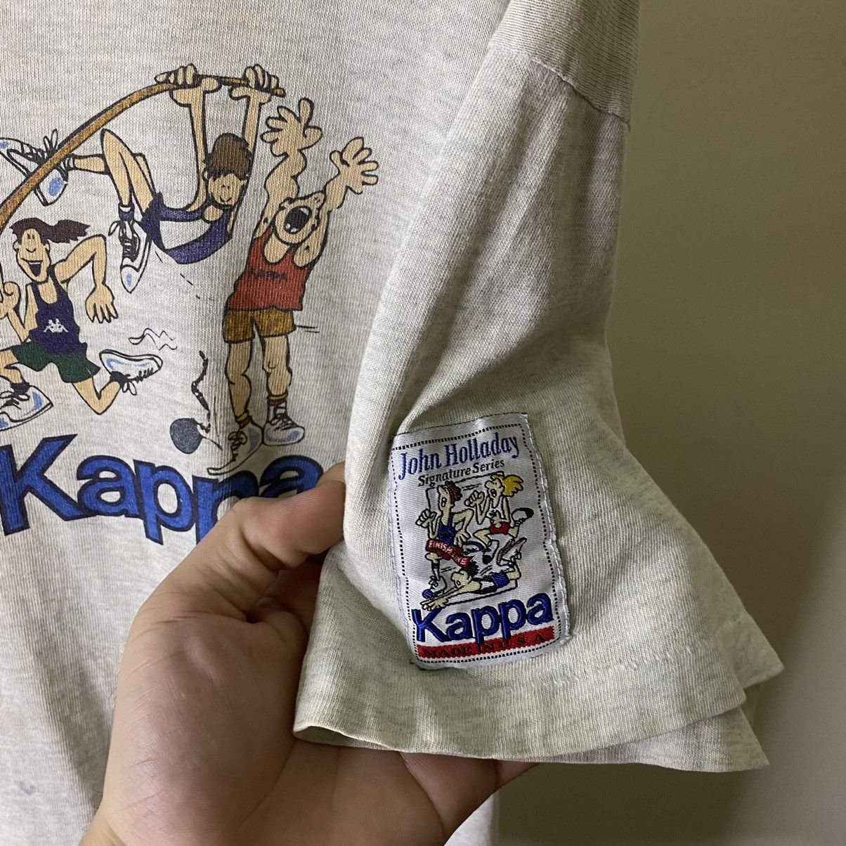 Kappa × Vintage Vintage 1990s Kappa x John Holladay Signature Series Tee Size US XL / EU 56 / 4 - 5 Thumbnail