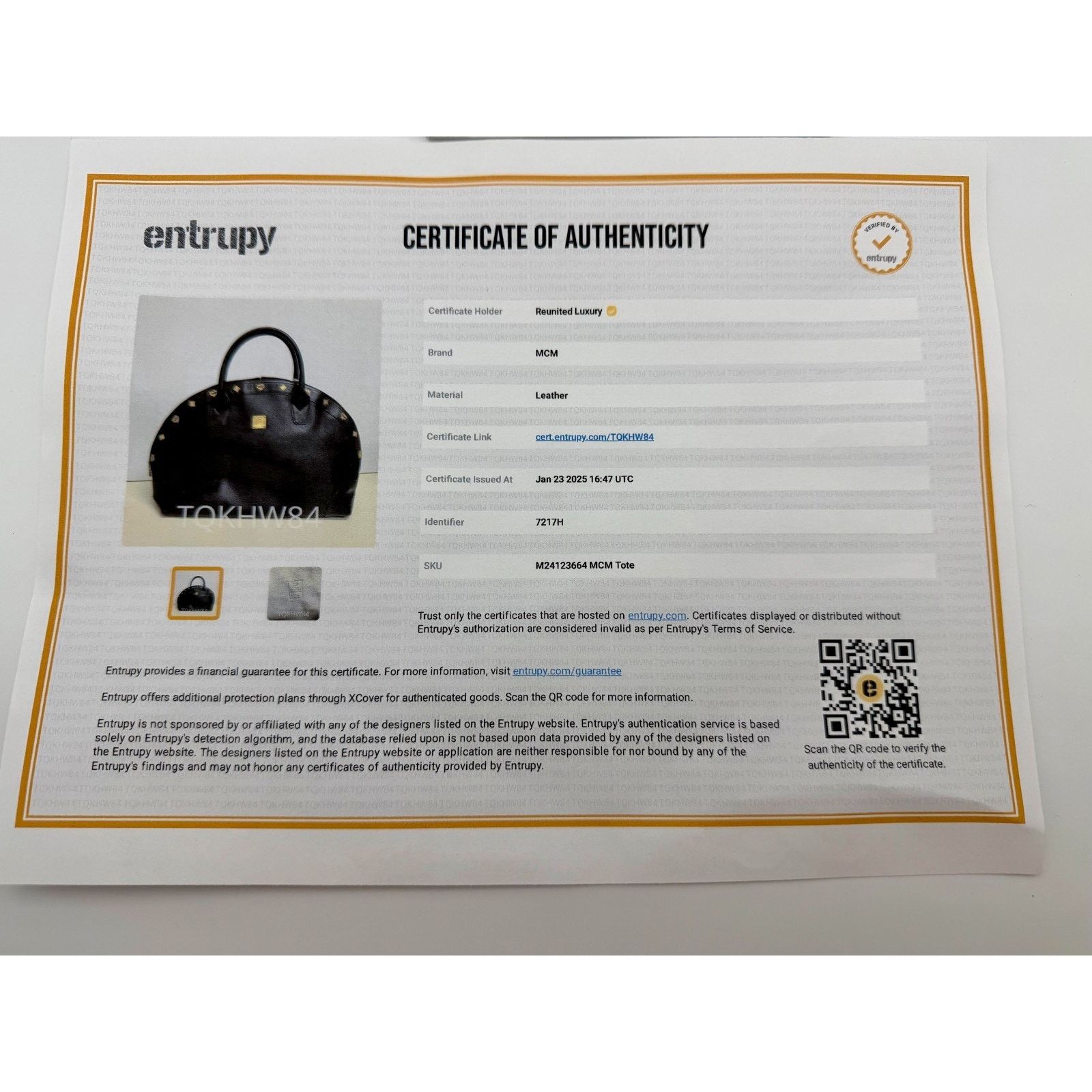 MCM Vintage MCM Black Grained Leather Handbag | Purse | COA Size ONE SIZE - 12 Thumbnail