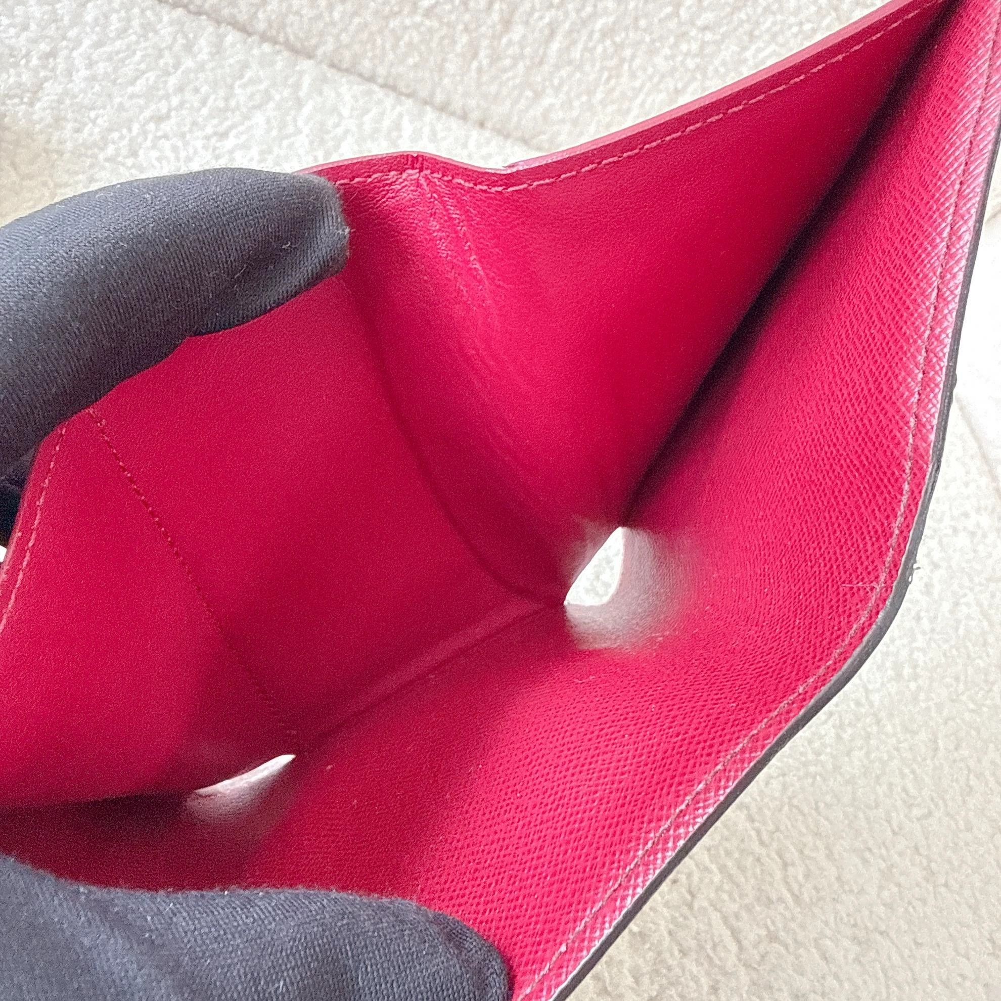 Louis Vuitton LV Victorine Short Wallet Red Bean 1579 Size ONE SIZE - 6 Thumbnail
