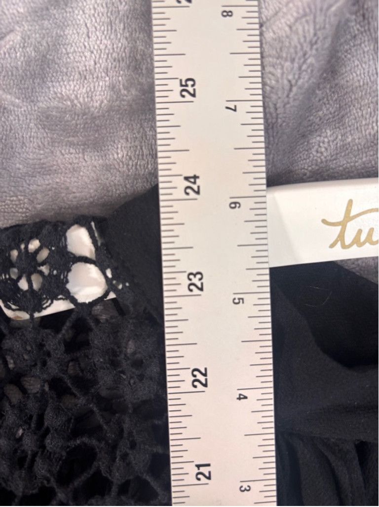 Free People Women's Free People Blouse Size M Black Long Sleeve Lace Size L / US 10 / IT 46 - 5 Thumbnail