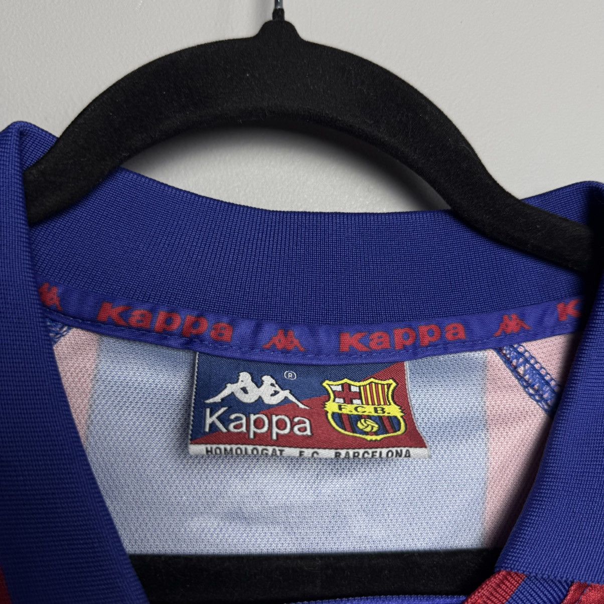 Kappa Vintage Kappa Barcelona Ronaldo 9 90’s Jersey Shirt Size US XL / EU 56 / 4 - 6 Thumbnail