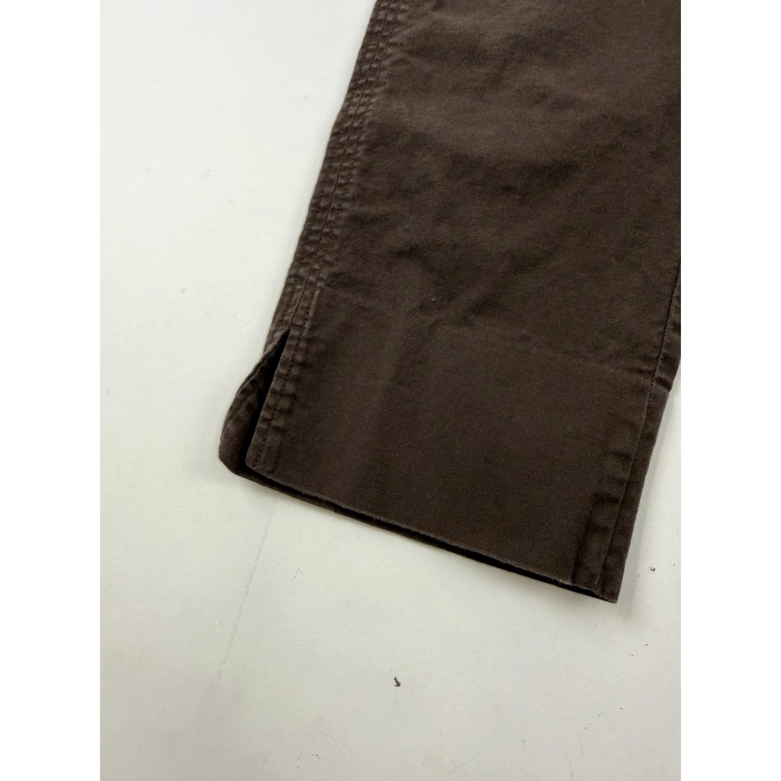 Gap Gap Womens Capri Pants 12 Brown Straight Leg Twill Casual Slit Pockets Stretch Crop Summer Capris Women Mens? Size 34" / US 12 / IT 48 - 2 Thumbnail