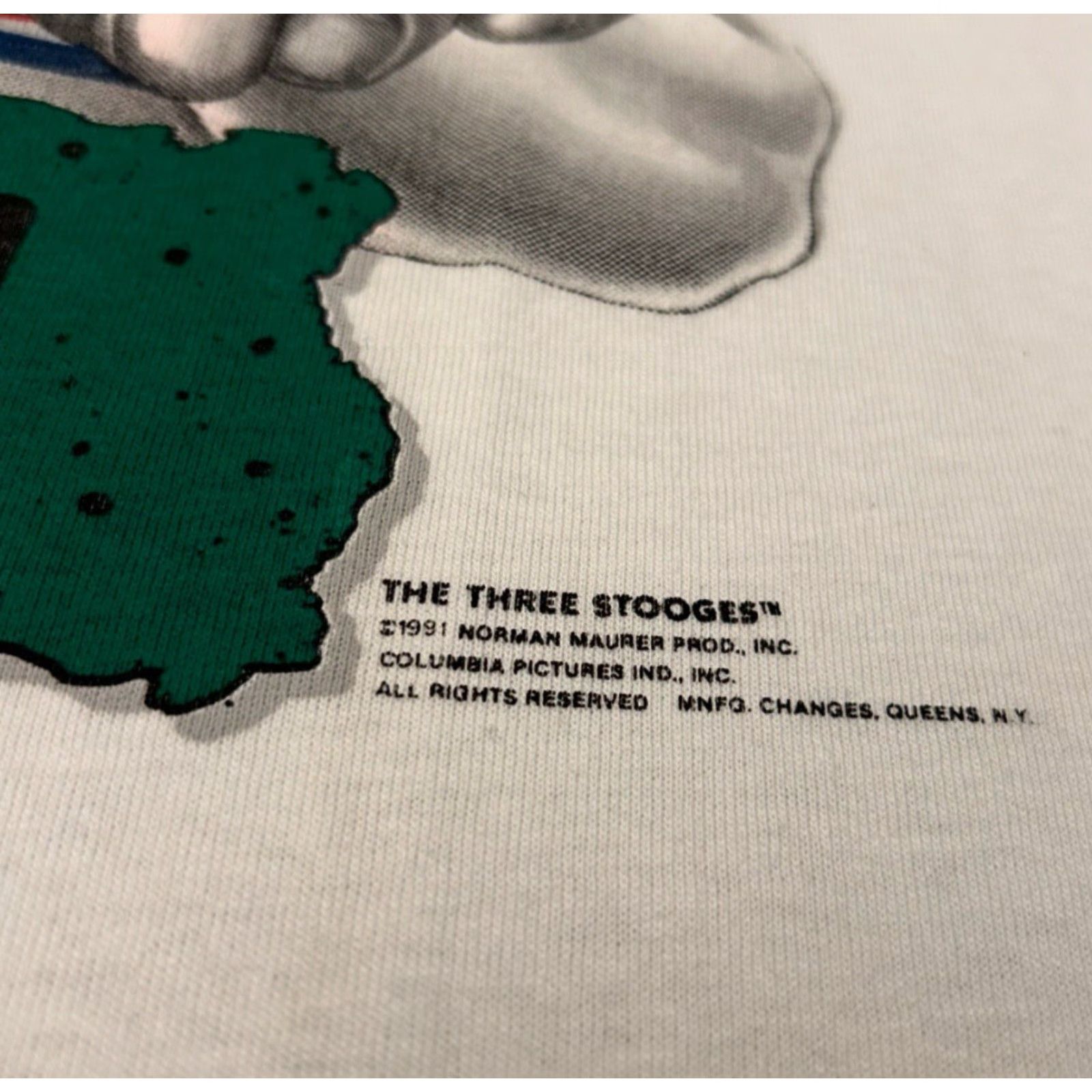 Changes VINTAGE The Three Stooges Moe Knows Golf 1991 VTG Shirt Mens Size L Changes Shirt 90s Funny Movie Golf Sports Hip Hop White Size L Mens Size US L / EU 52-54 / 3 - 3 Thumbnail