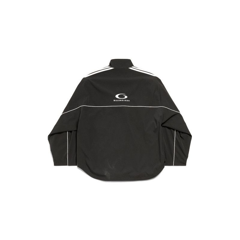 Balenciaga o1tr1nto0526 Large Tracksuit Jacket in Black/White Size US M / EU 48-50 / 2 - 6 Thumbnail