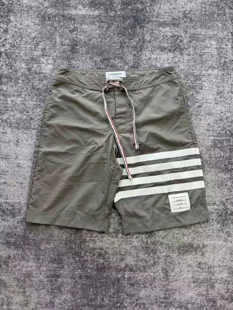 Thom Browne Thom Browne size 0 Gray Beach Shorts Size US 38 / EU 54 - 1 Thumbnail