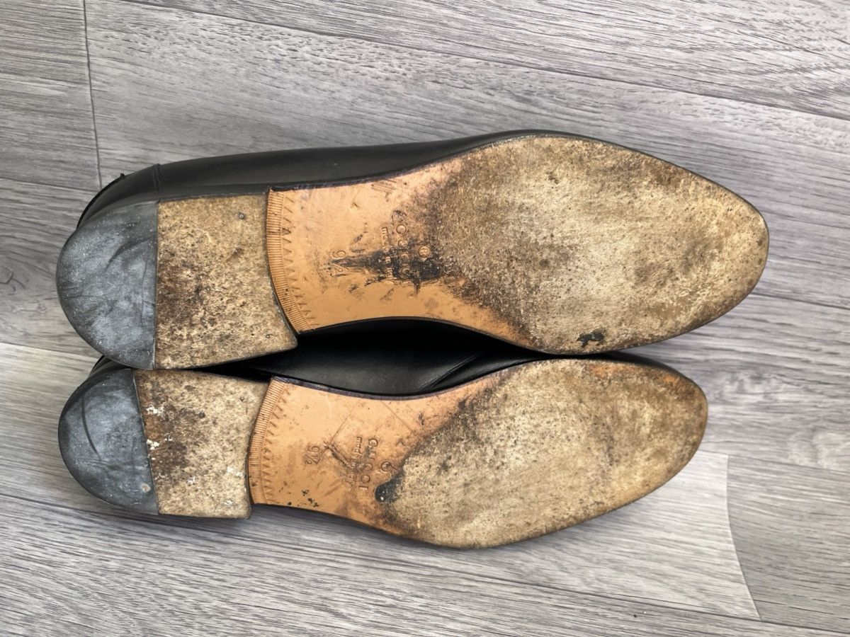 Gucci Gucci horsebit black leather loafers sz uk 9.5 Size US 10.5 / EU 43-44 - 10 Thumbnail