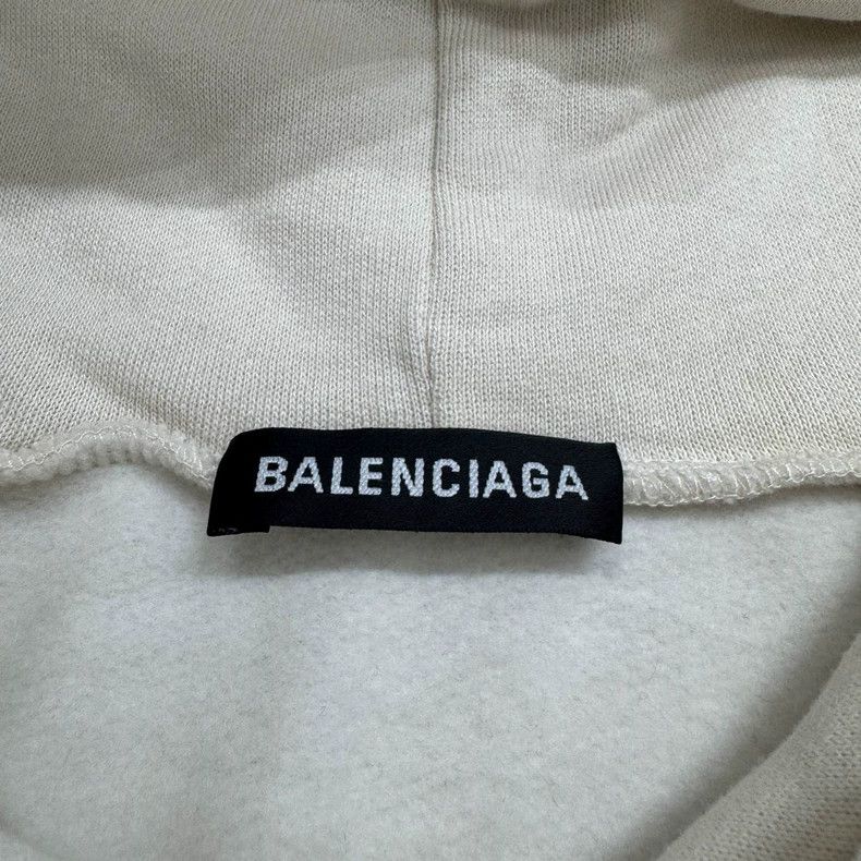 Balenciaga Balenciaga Letter printed hooded sweater Size US XL / EU 56 / 4 - 4 Thumbnail