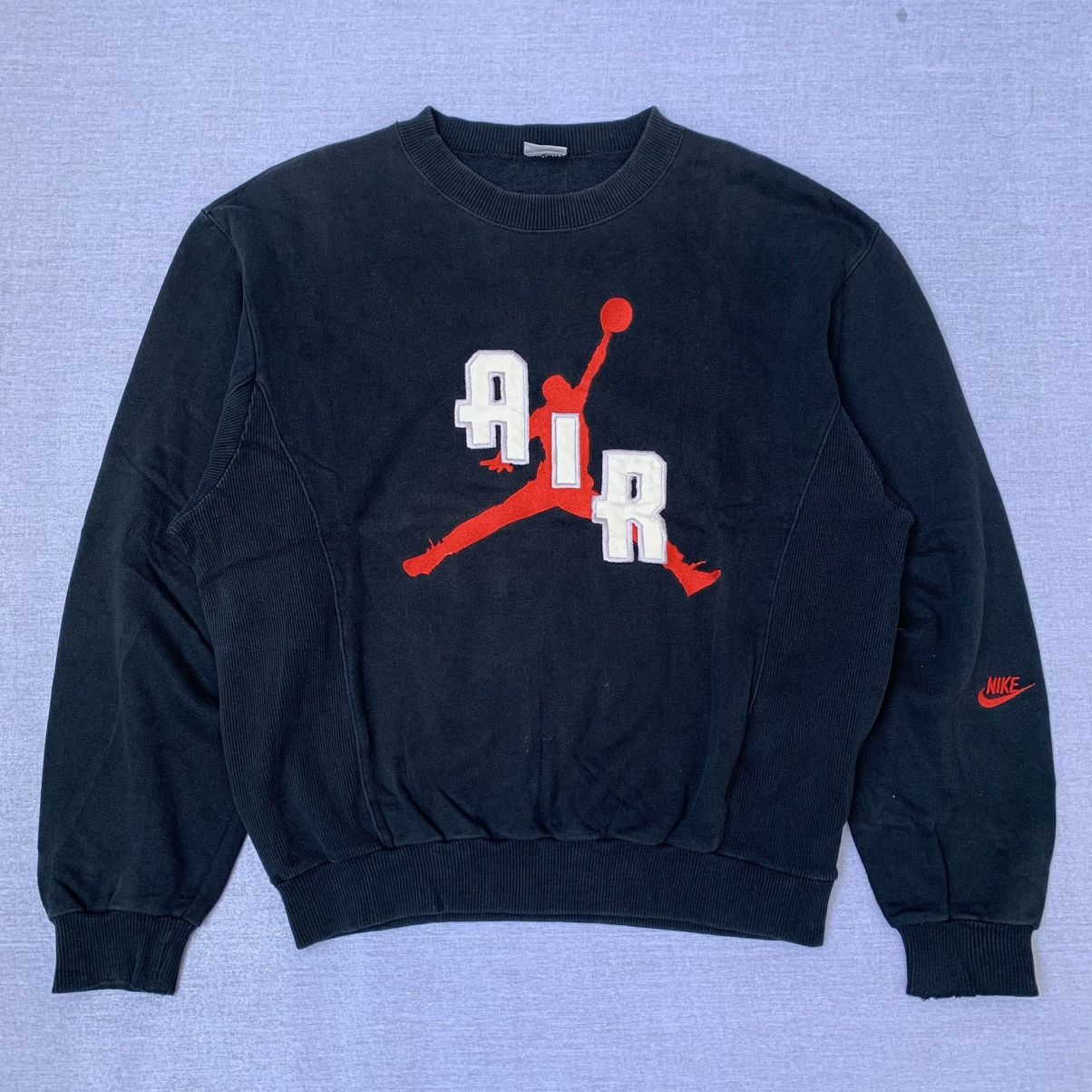 Vintage 90s nike air jordan big logo sweatshirt