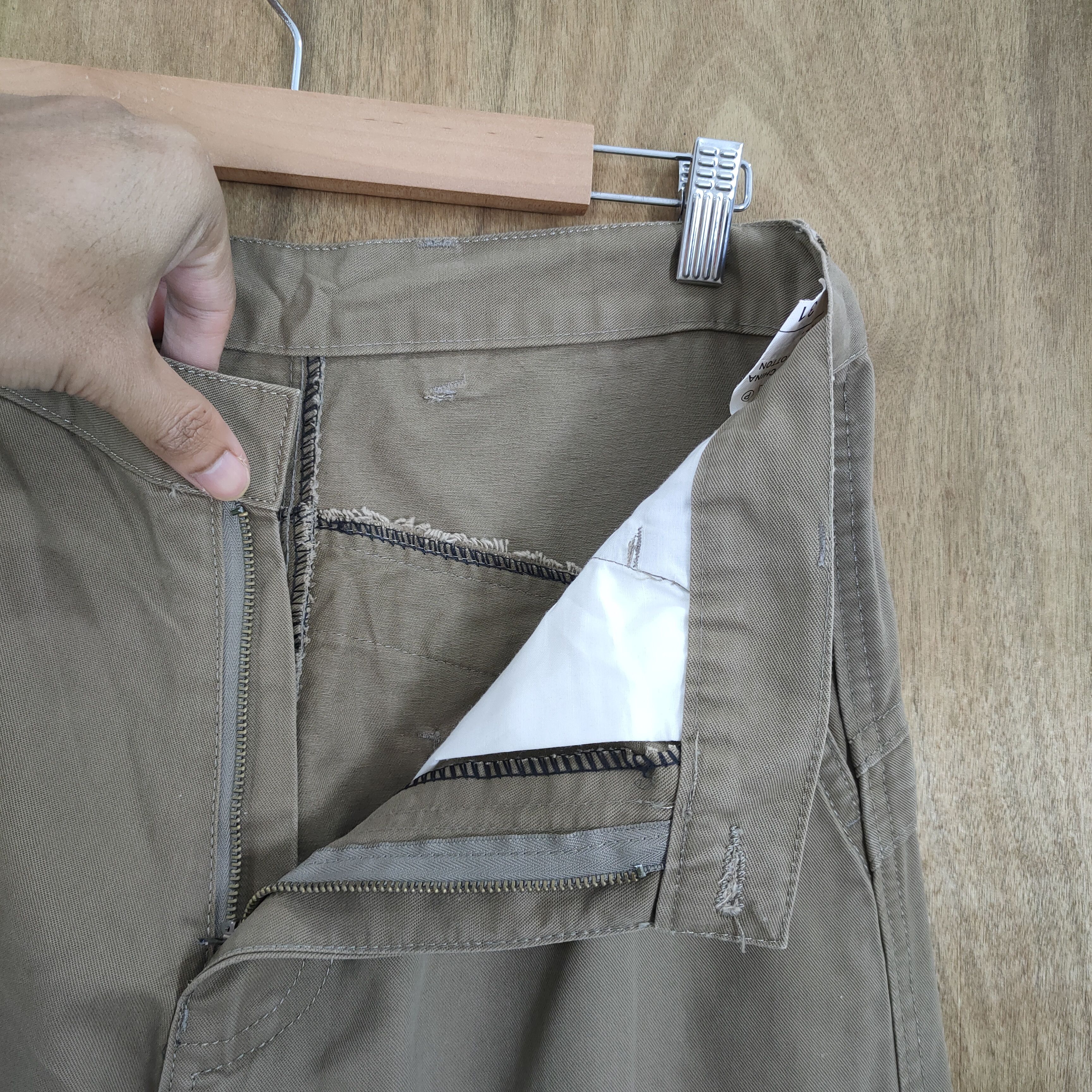 Japanese Brand 10 POCKET MULTIPOCKET BROWN CARGO PANTS Size US 32 / EU 48 - 10 Thumbnail