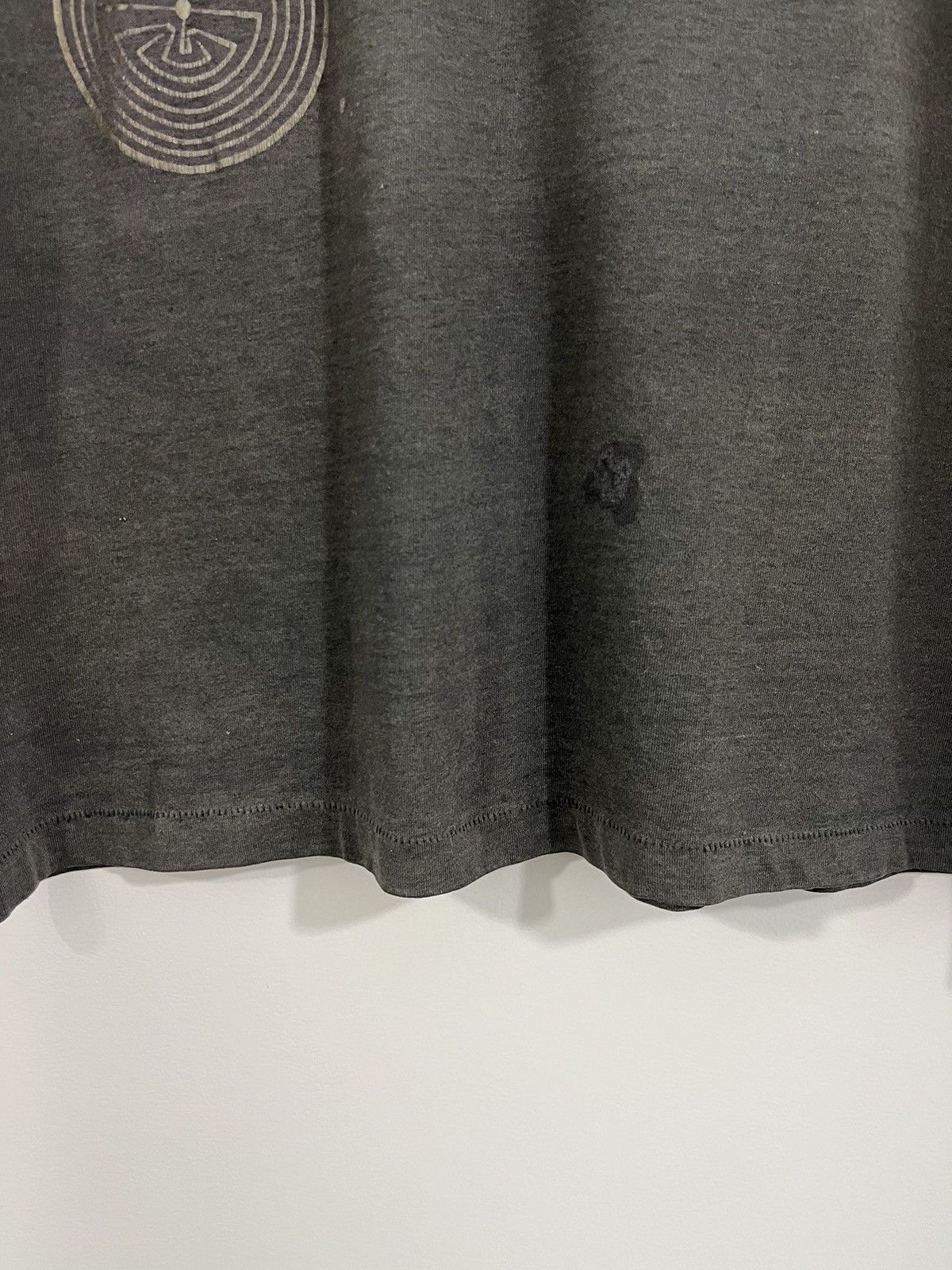 Vintage Single Stitch Alien Crop Circle Faded Thrashed Tee Size US XL / EU 56 / 4 - 7 Thumbnail