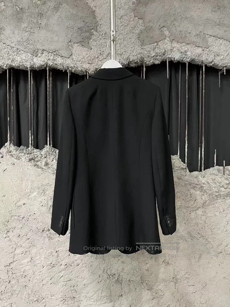 Balenciaga Balenciaga Pure Black Hourglass Blazer. Size US S / EU 44-46 / 1 - 2 Thumbnail