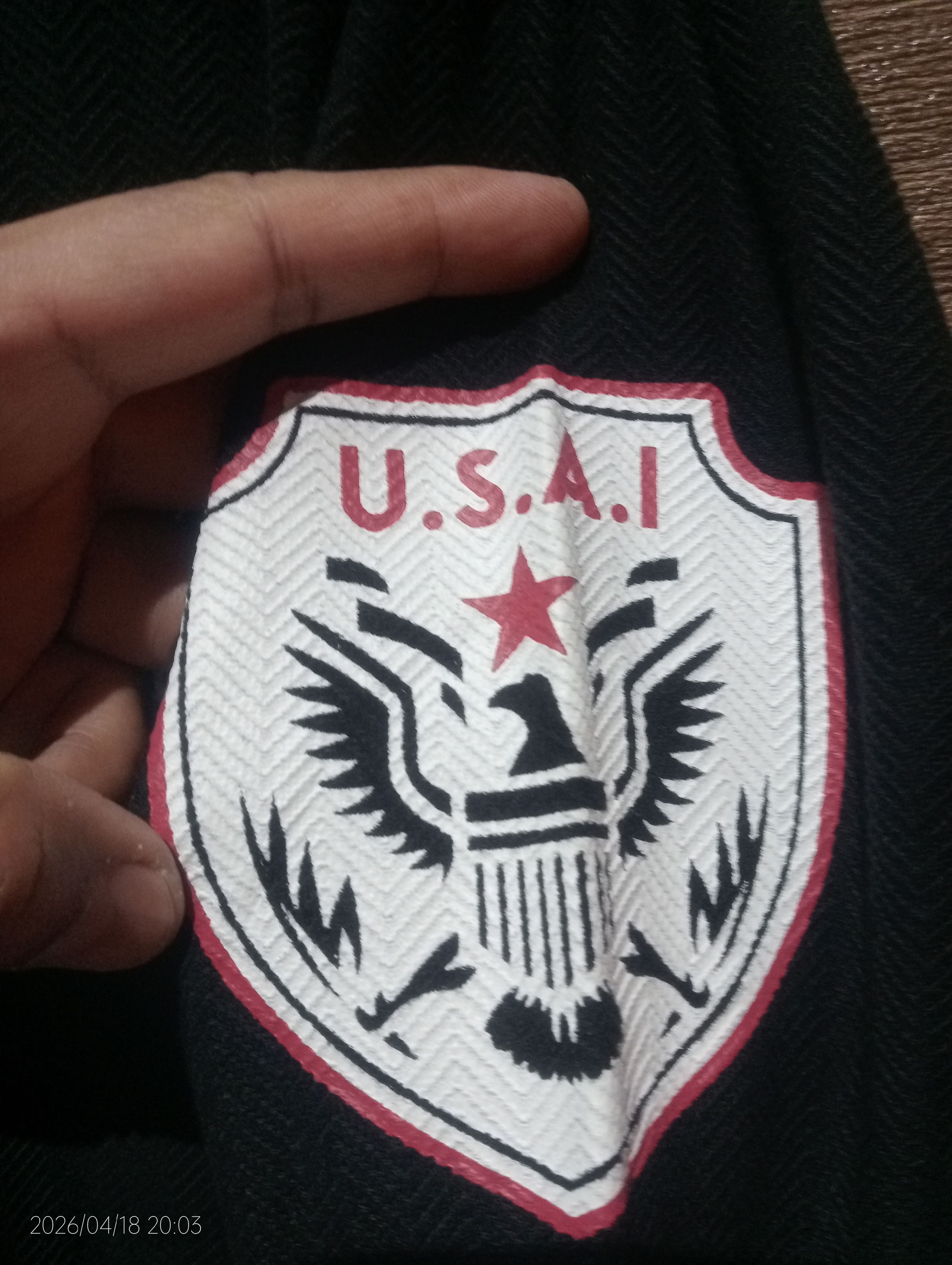 Alpha Industries Vintage Alpha Industries U.S.A.I 7th Div Long Sleeve Tshirt Size US M / EU 48-50 / 2 - 8 Thumbnail