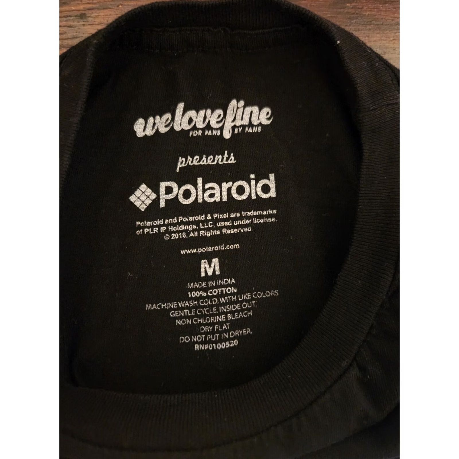 Polaroid We Love Fine Polaroid T Shirt Black Rainbow Graphic Cotton Crew Neck Short Sleeve Size L Mens Size US L / EU 52-54 / 3 - 2 Thumbnail