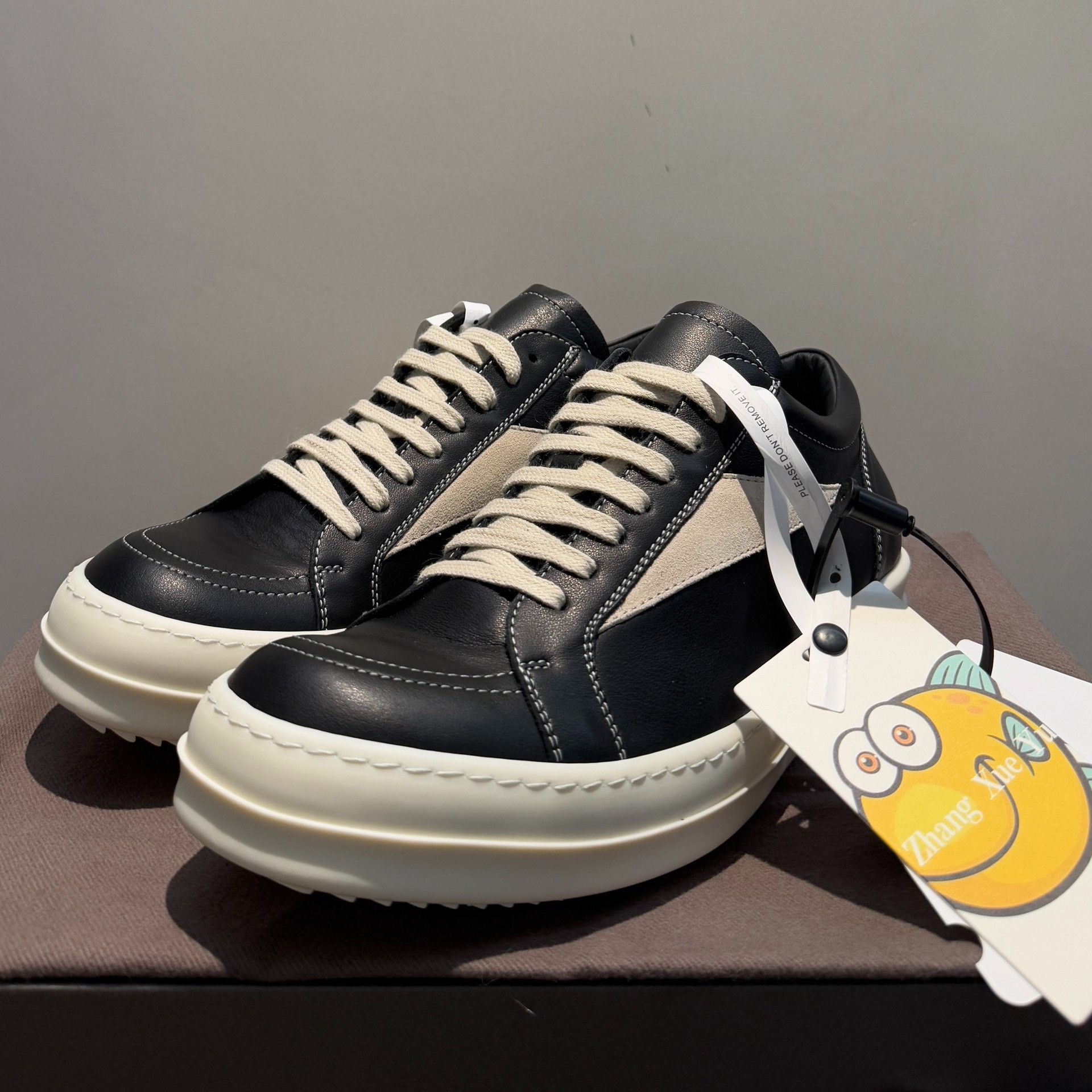 Rick Owens rick owens Mainline black and white cowhide shoes 2501-Next Size US 8 / EU 41 - 2 Thumbnail