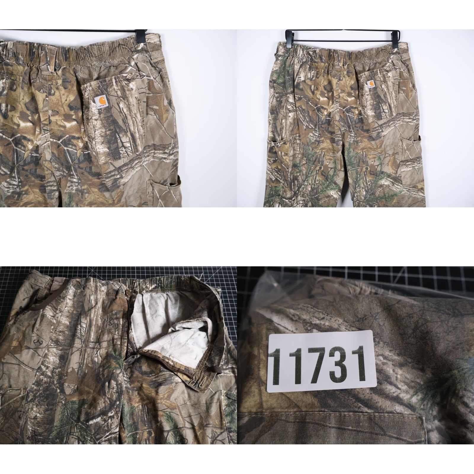 Carhartt VINTAGE Carhartt Utility Scrub Pants Adult XL RealTree Camo Print Camouflage Size US 36 / EU 52 - 9 Thumbnail