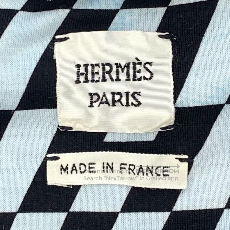 Hermes Hermes Deep blue cotton stand collar zipper long-sleeved j Size XS / US 0-2 / IT 36-38 - 5 Thumbnail