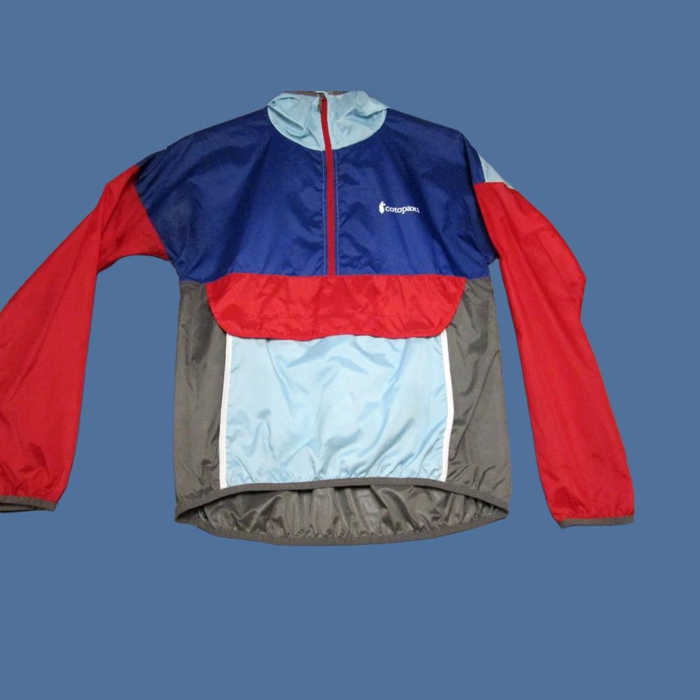 Cotopaxi Cotopaxi Teca Windbreaker Hoodie Jacket Womens Medium Multicolor Half Zip Size M / US 6-8 / IT 42-44 - 1 Thumbnail
