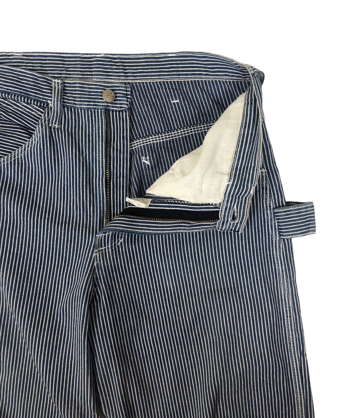 Japanese Brand × Pointer × Vintage Vintage Pointer Hickory Stripe Carpenter Pants Size US 31 - 10 Thumbnail