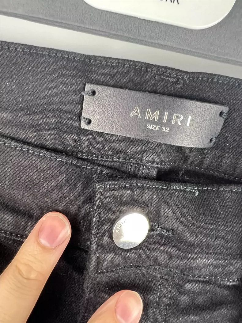 Amiri Amiri Black mx1 Jeans Size US 32 / EU 48 - 3 Thumbnail