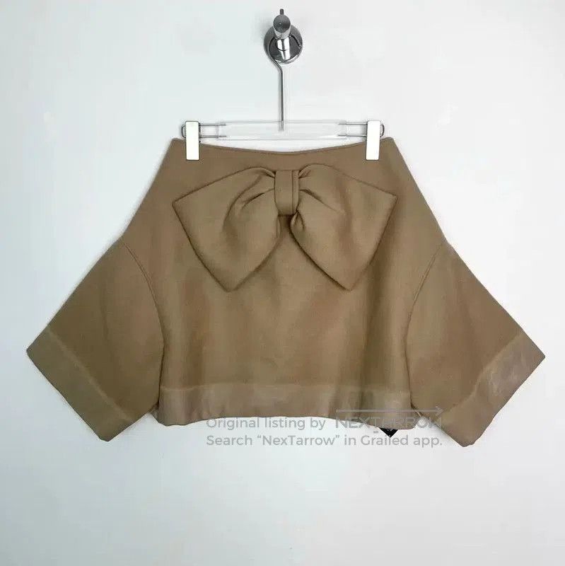 Prada Prada Brown Cotton Women's Jacket. Size XXS / US 00 / IT 34 - 2 Thumbnail