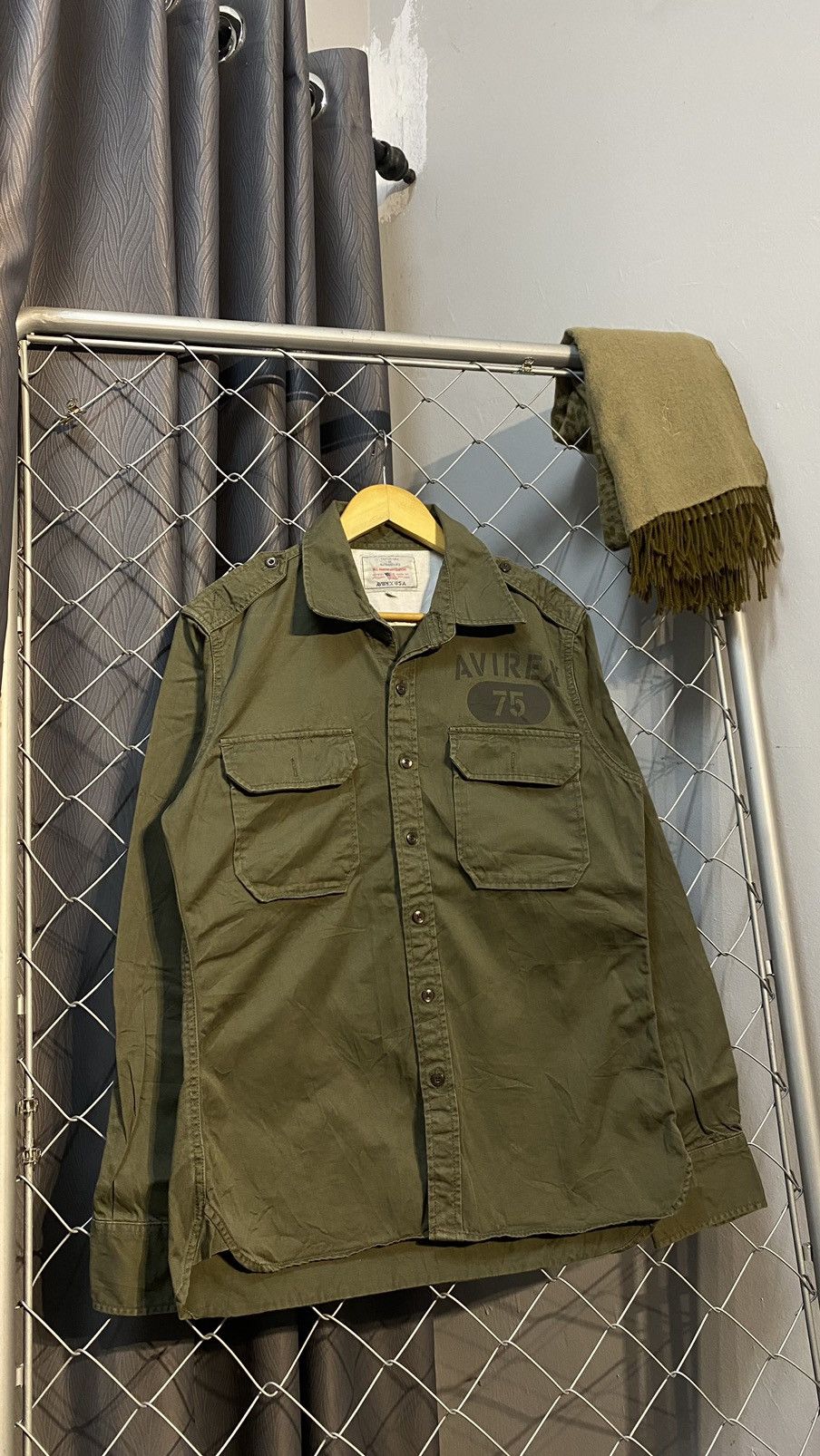 Avirex × Vintage VINTAGE AVIREX U.S ARMY MILITARY LIMITED WORK SHIRT Size US L / EU 52-54 / 3 - 1 Thumbnail