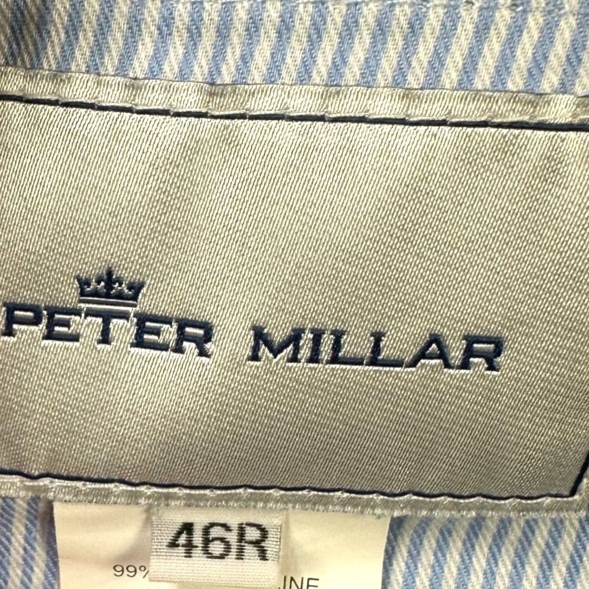 Peter Millar Peter Millar Wool Blend Pants Dress Mens 46X27 Blue Flat Front Regular Stretch Pants Mens 46X27 Blue Flat Front Regular Stretch Size US 30 / EU 46 - 5 Thumbnail