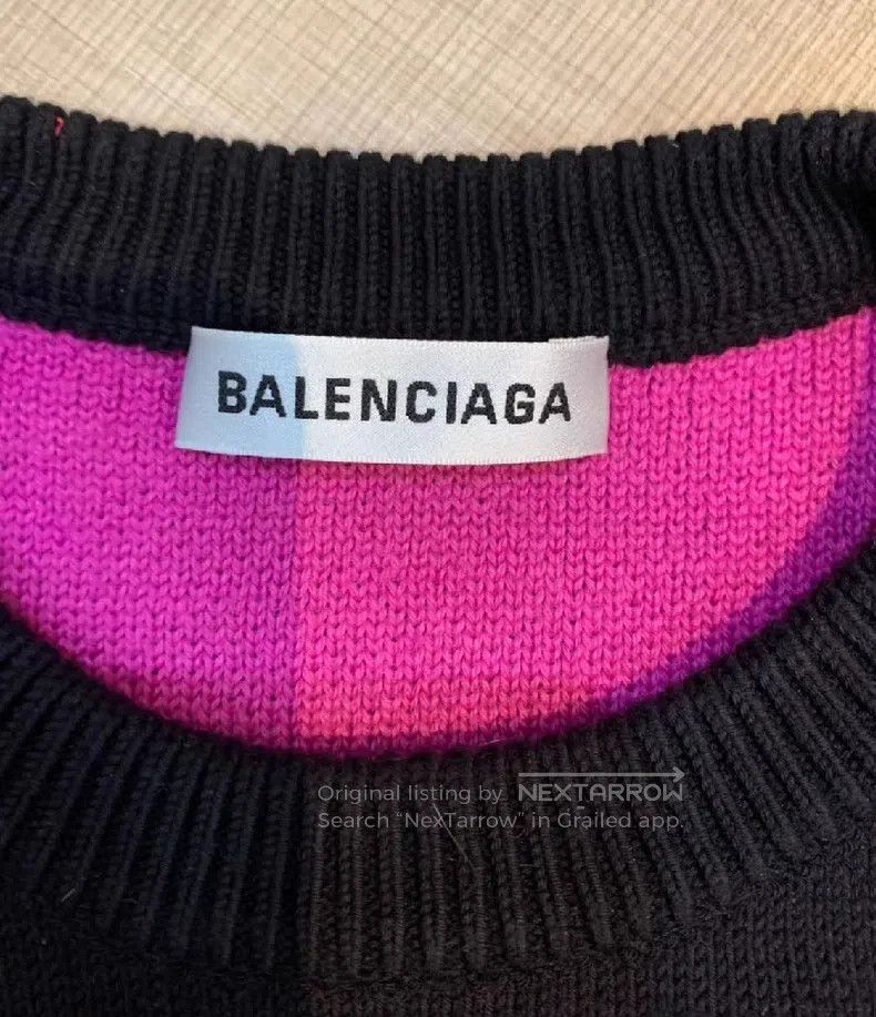 Balenciaga Balenciaga Classic Barrage Full Logo Sweater Size US S / EU 44-46 / 1 - 3 Thumbnail