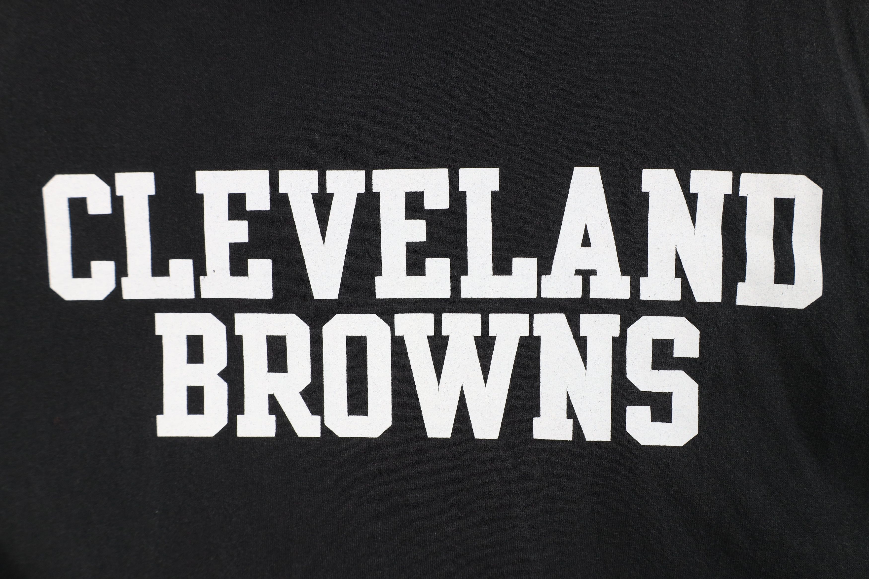 Reebok Vintage Reebok Cleveland Browns Football T-Shirt Black Size US L / EU 52-54 / 3 - 4 Thumbnail
