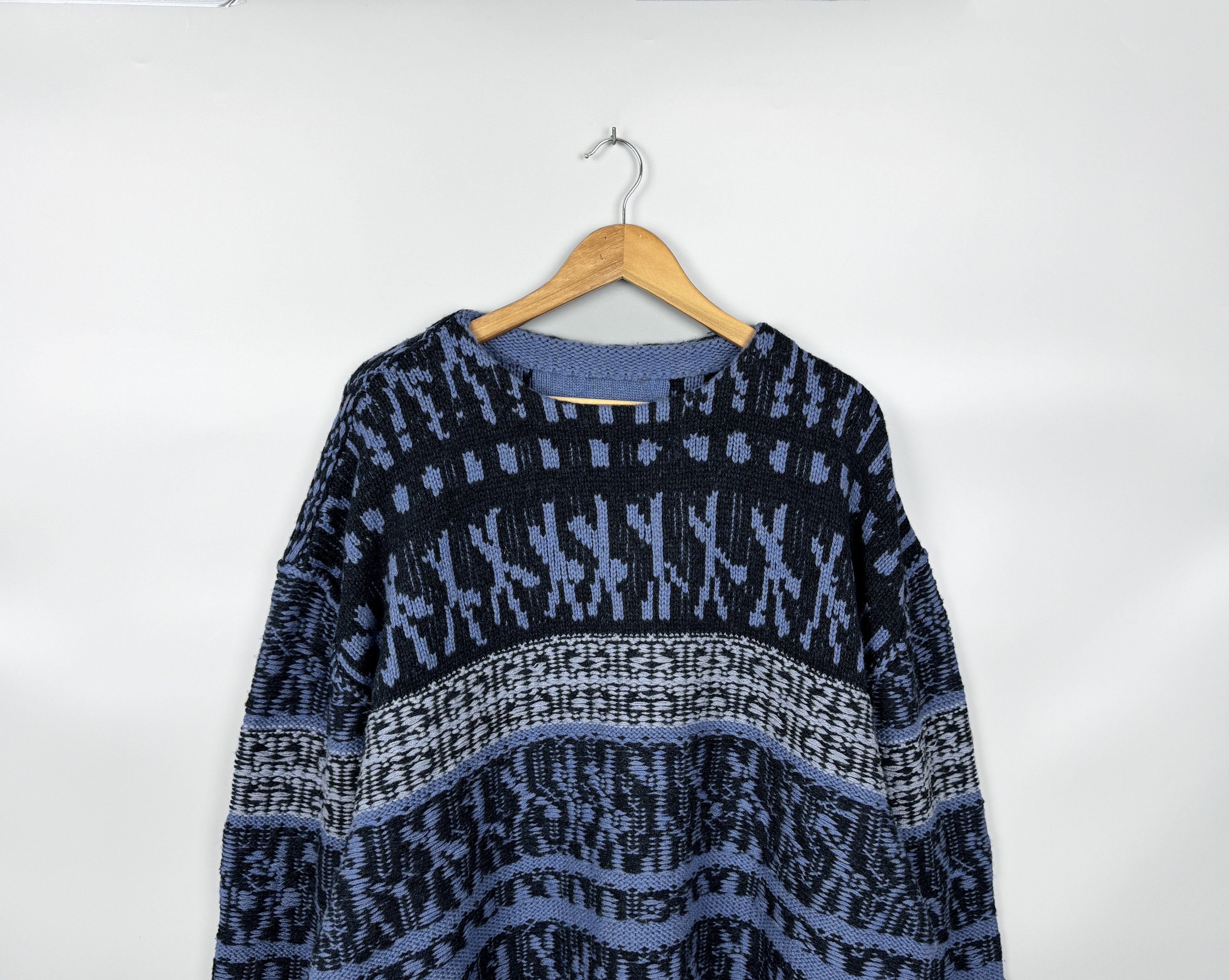 Givenchy NEW RRP 1700$ SS22 Givenchy Patterned Crewneck Wool Sweater Size US XXL / EU 58 / 5 - 7 Thumbnail