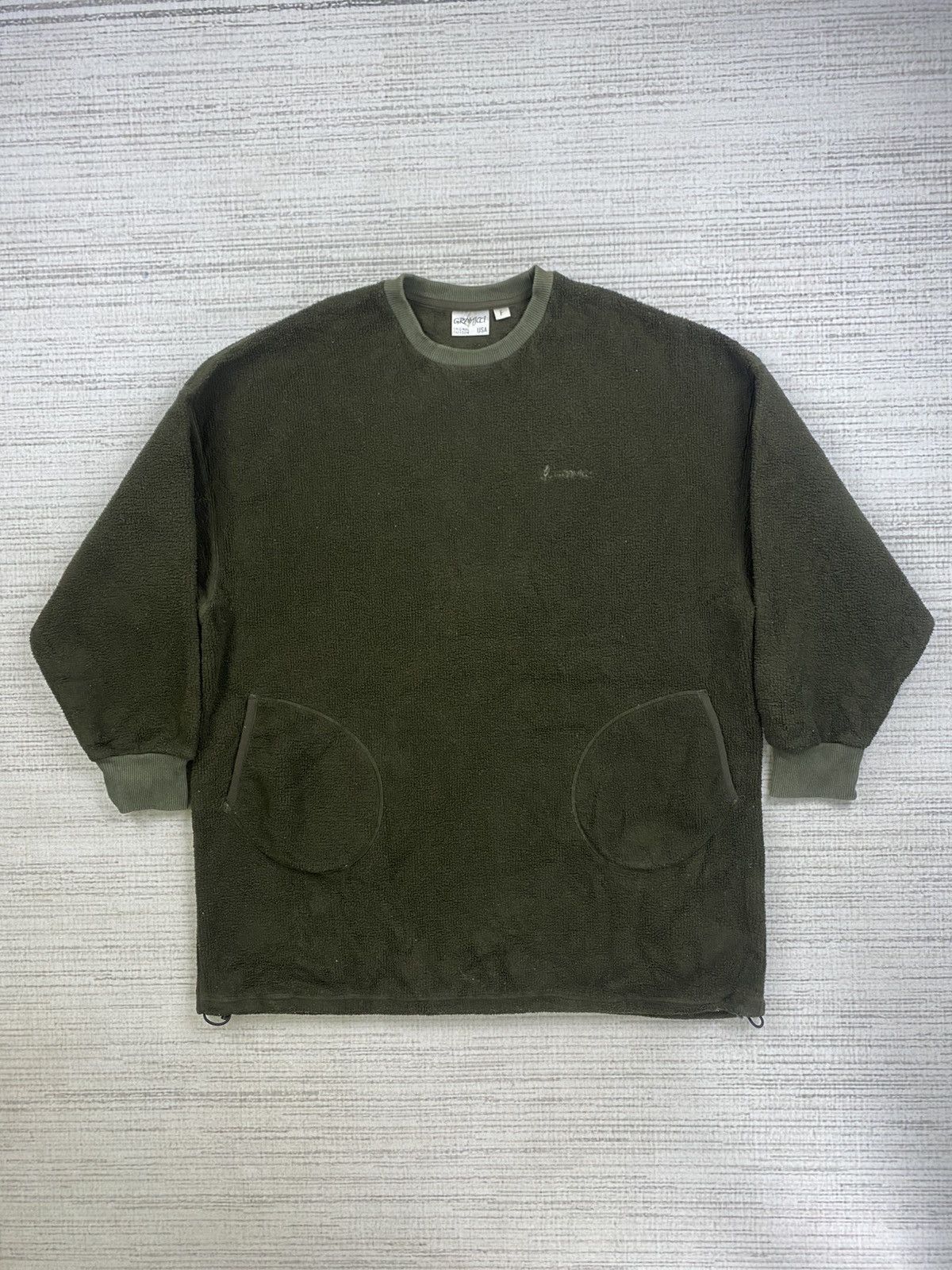 Gramicci Vintage Gramicci USA Rare Olive Green Baggy Style Sweatshirt Size US XL / EU 56 / 4 - 1 Thumbnail