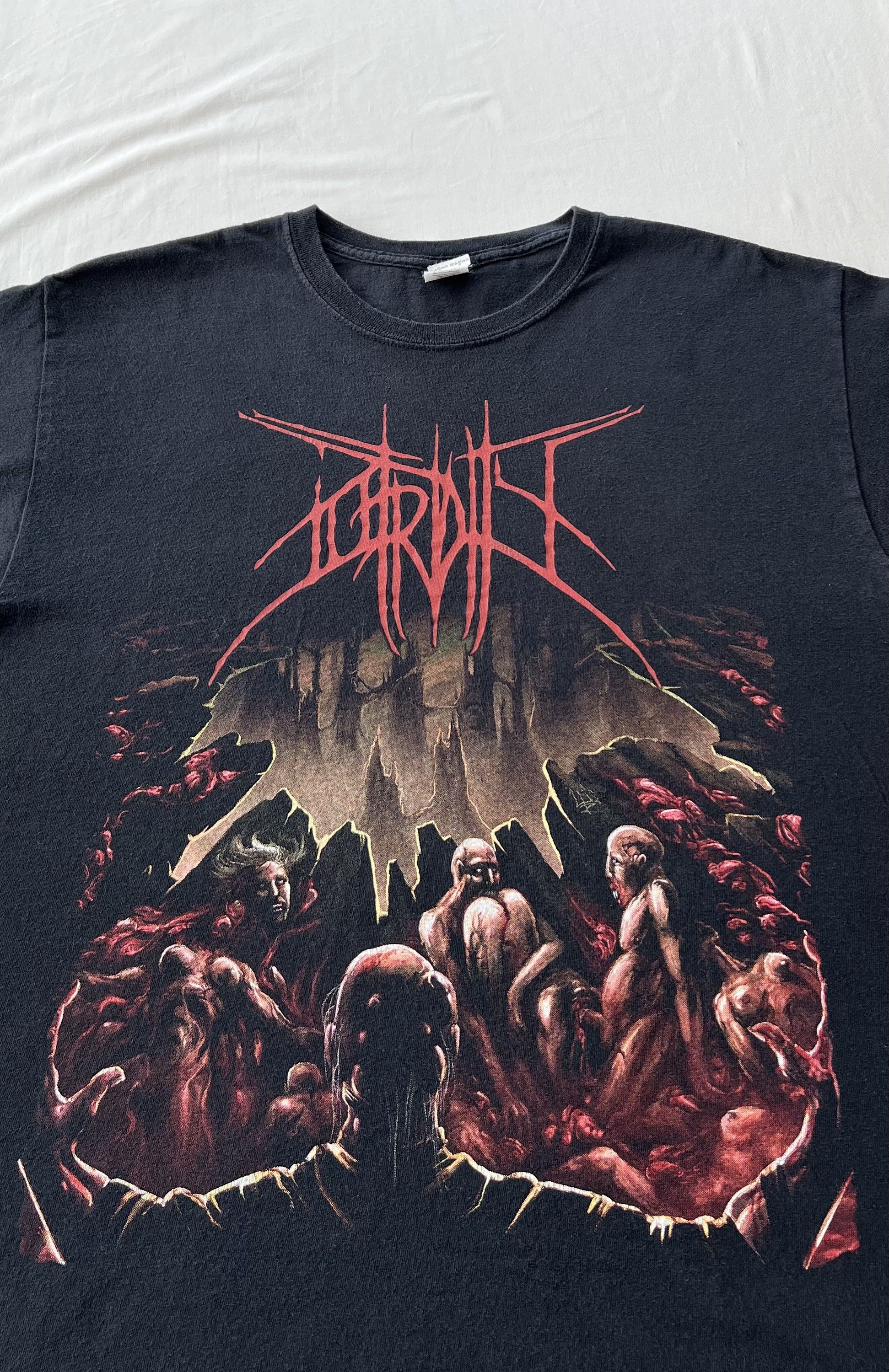 Band Tees Vintage 2000s Putridity Mental Prolapse Induce Necrophilism Size US L / EU 52-54 / 3 - 3 Thumbnail