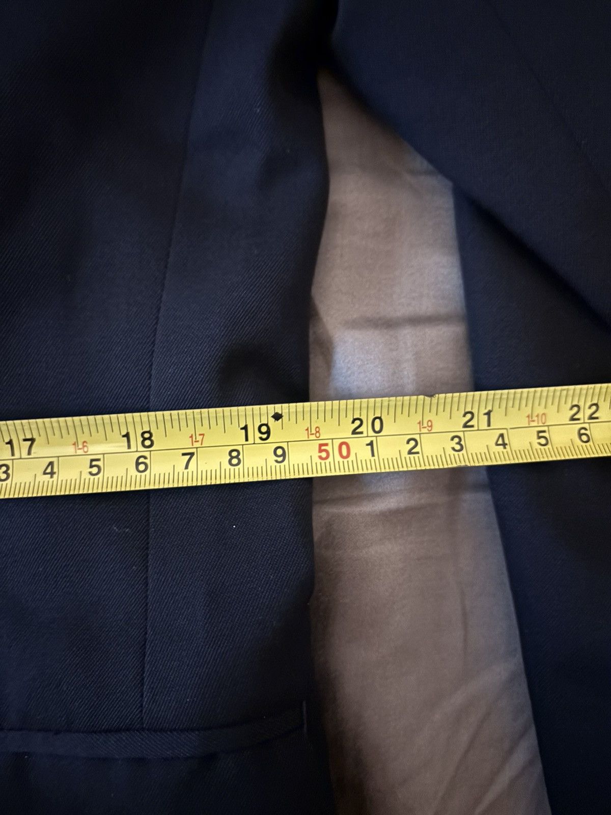 Comme des Garcons Homme Plus COMME DES GARCONS HOMME PLUS NAVY DOUBLE BREASTED BLAZER Size 42L - 13 Thumbnail