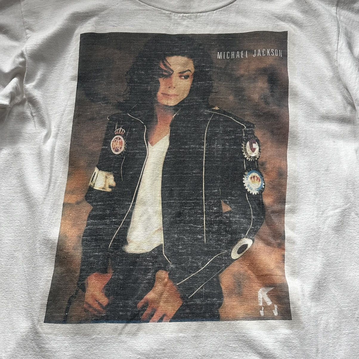 Vintage vintage Michael Jackson single stitch tee Size US M / EU 48-50 / 2 - 2 Thumbnail