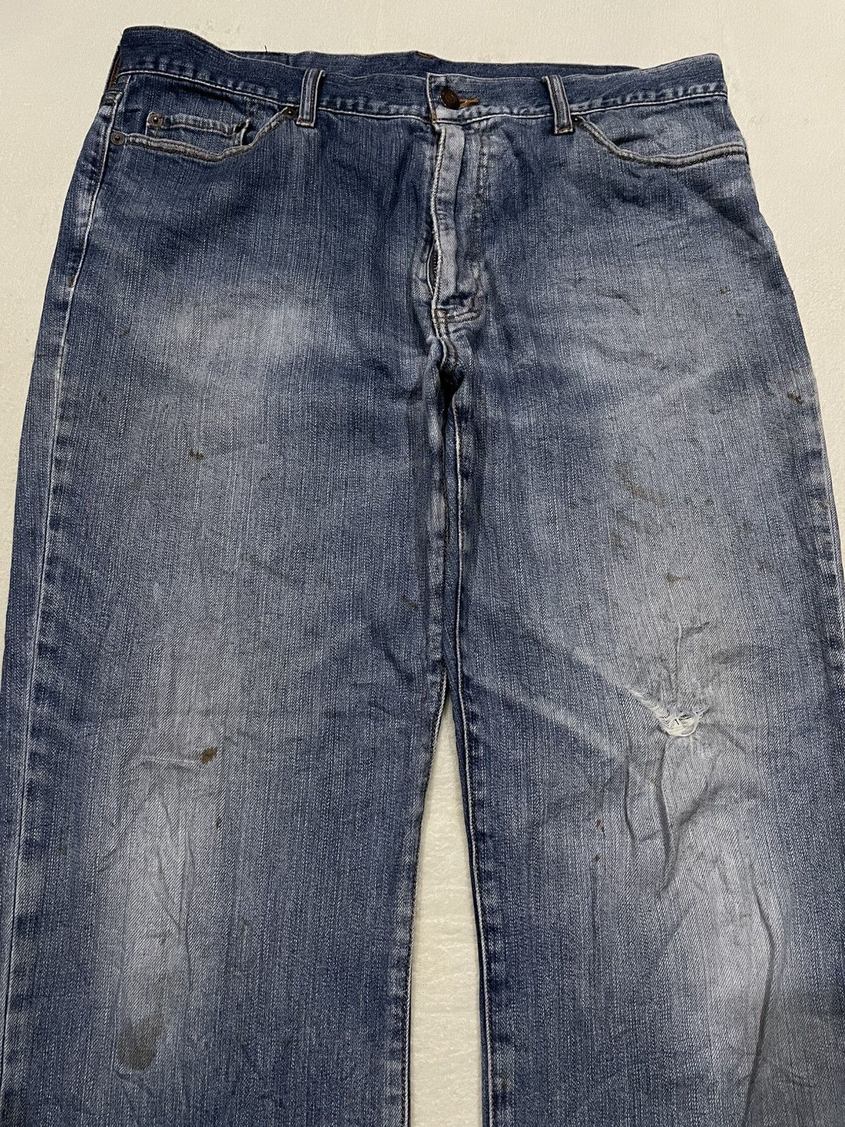 Japanese Brand Vintage Crocodile Mudwash Distressed Denim Jeans Size US 36 / EU 52 - 2 Thumbnail